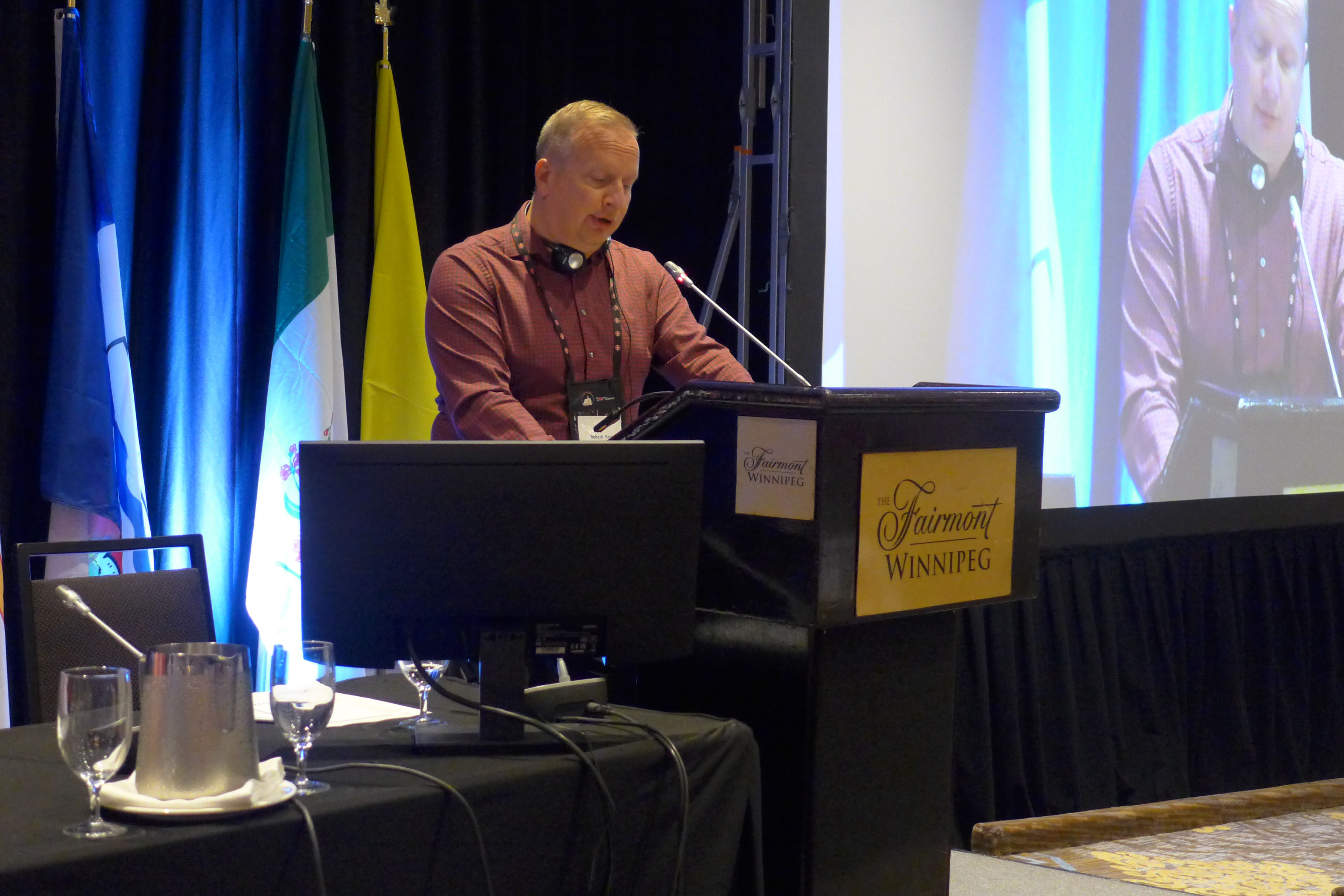 Kevin Rebeck, President of the Manitoba Federation of Labour