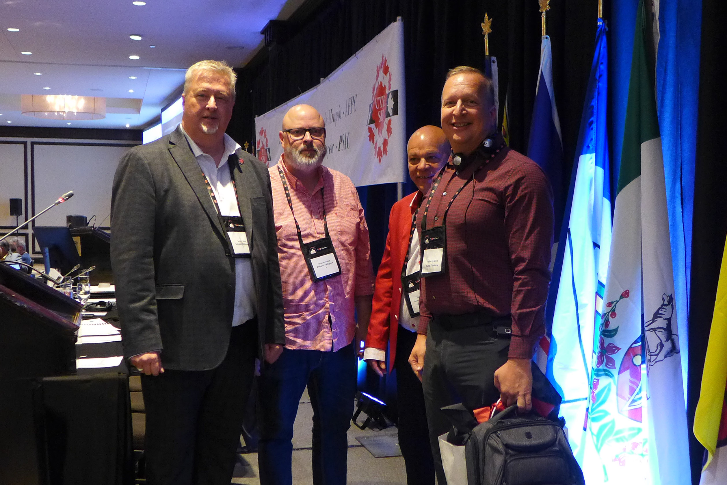 Marc Brière, Adam Jackson, Doug Gaetz, Kevin Rebeck