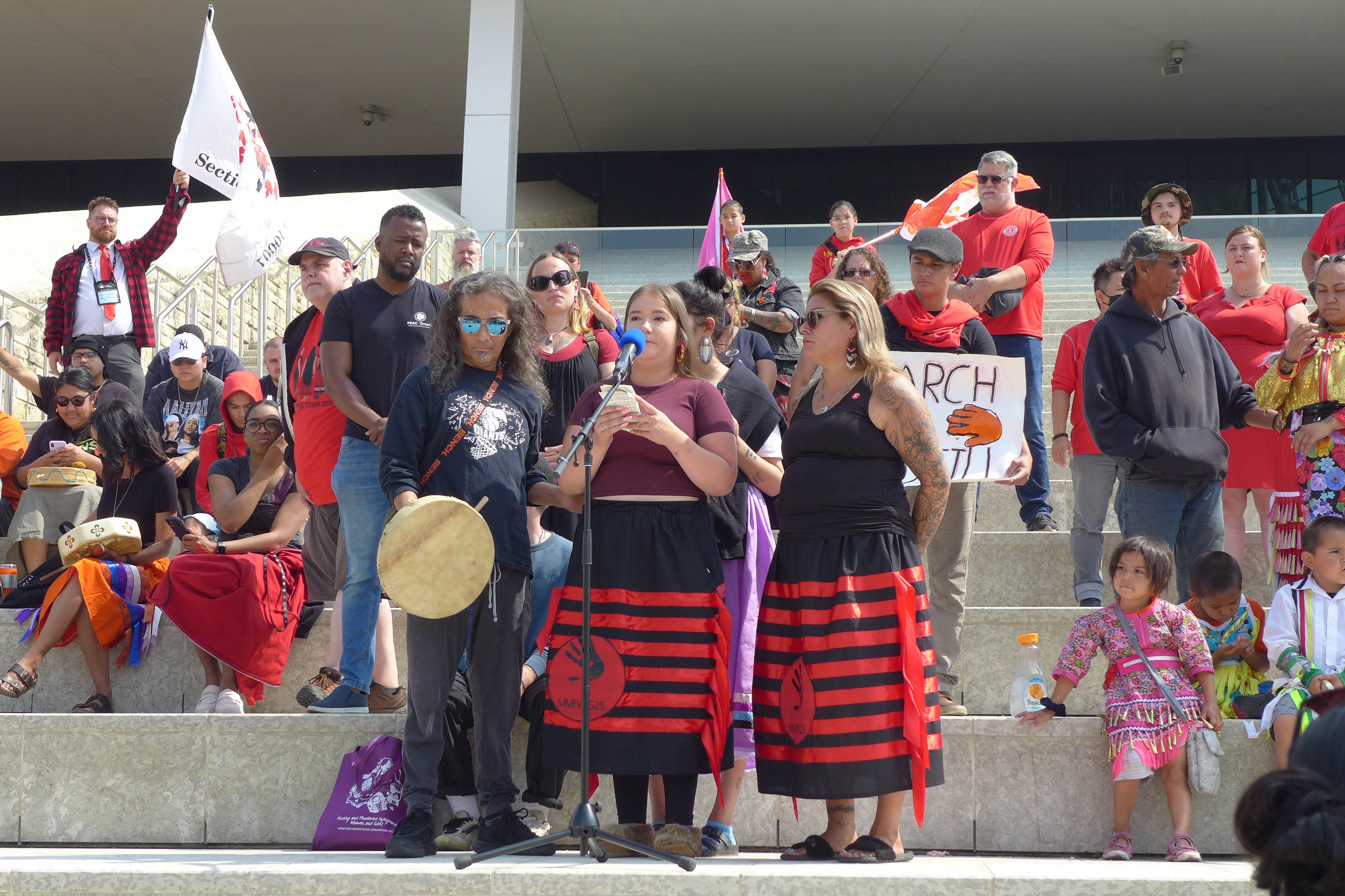 One of those who lost a relative