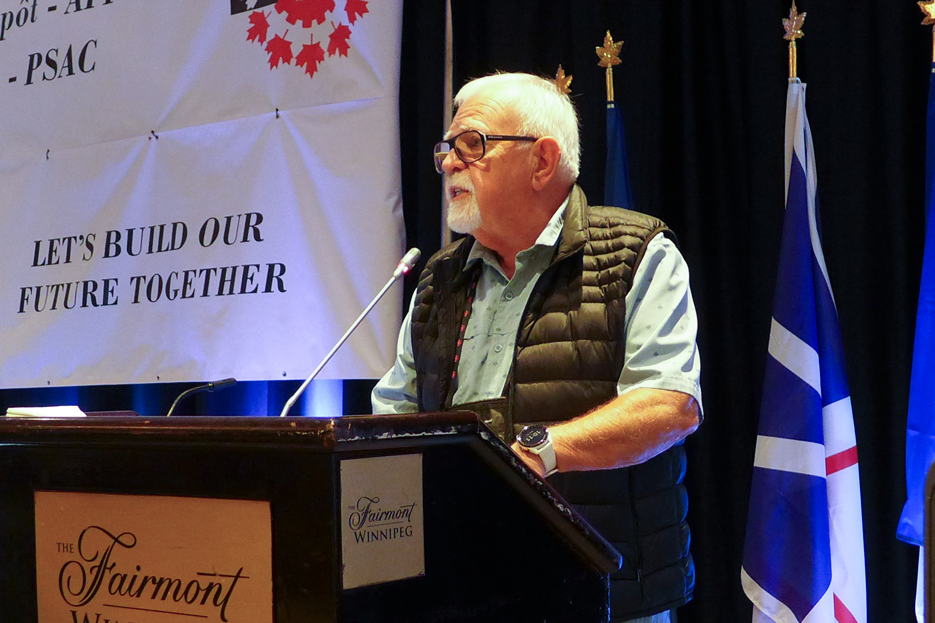 Jean Bergeron, chair of the Nominations and Elections Committee 