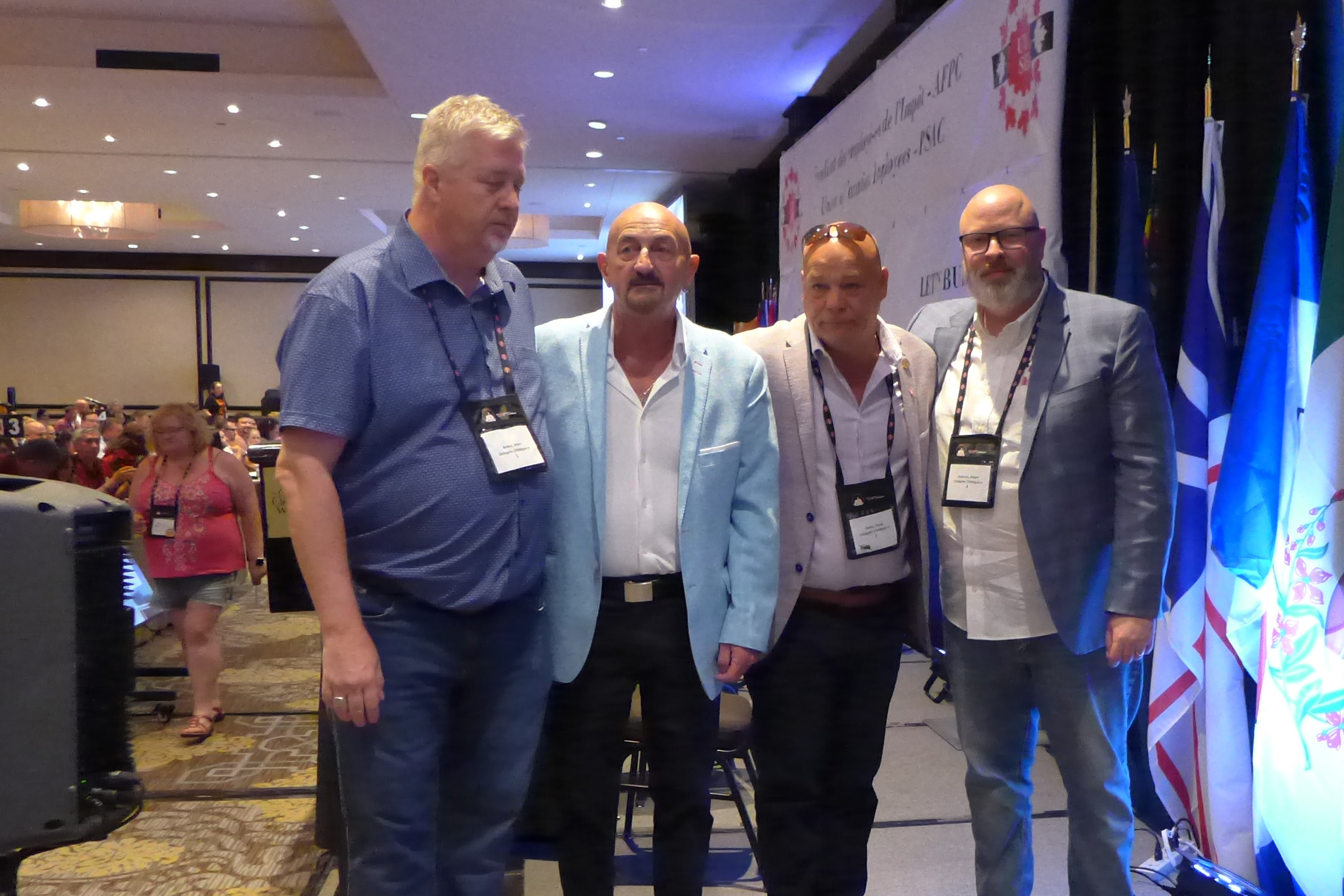 Marc Brière, Shane O'Brien, Doug Gaetz, Adam Jackson