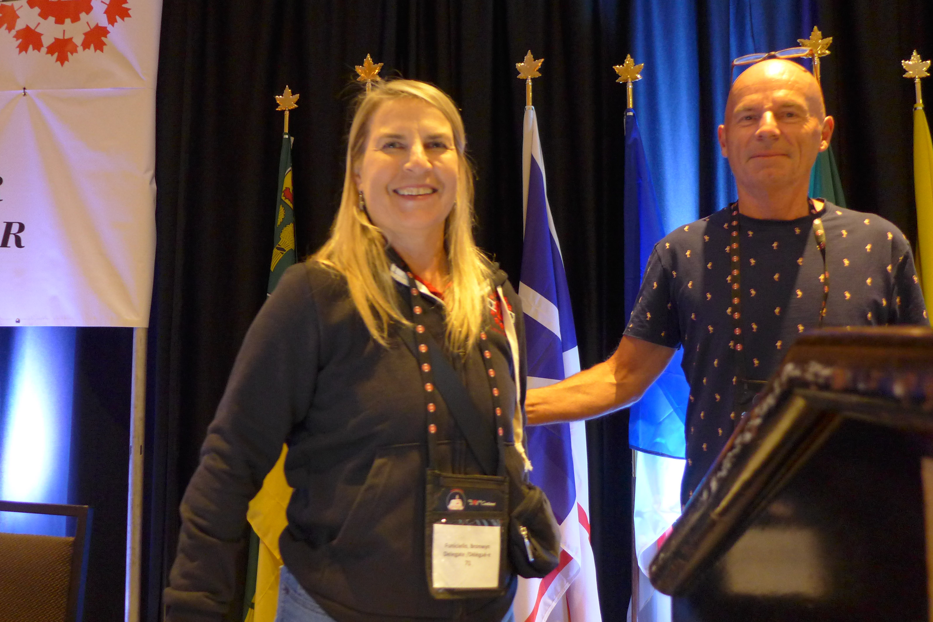 Bronwyn Funiciello, delegate and Dragon Boat medalist