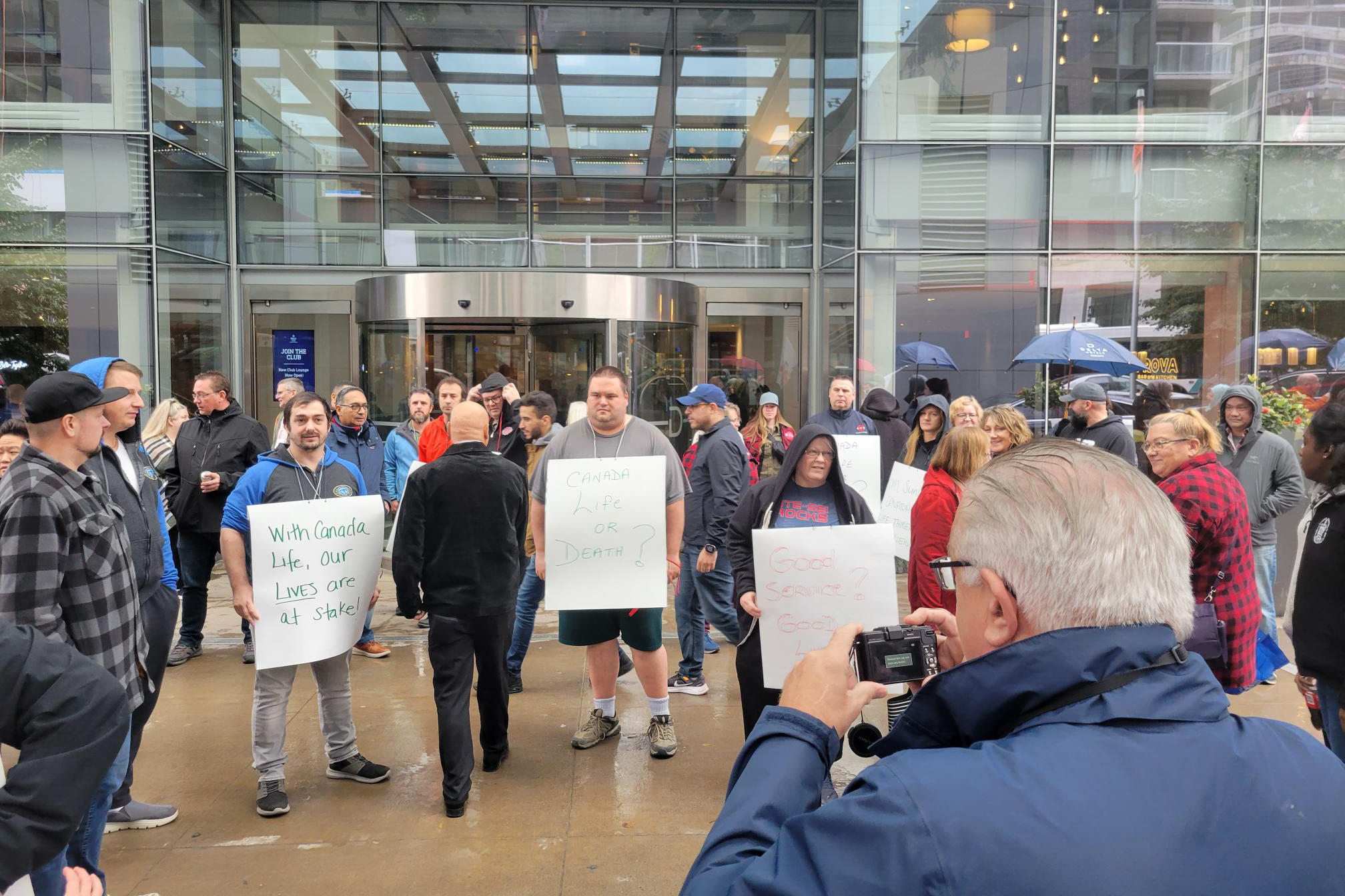 Canada Life Demonstration in Ottawa