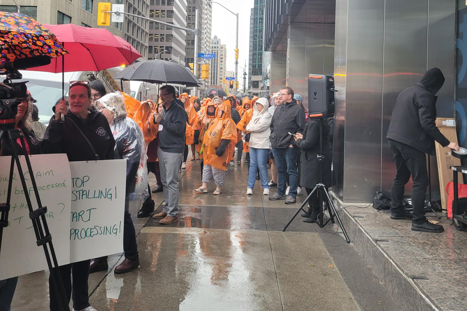 Canada Life Demonstration in Ottawa