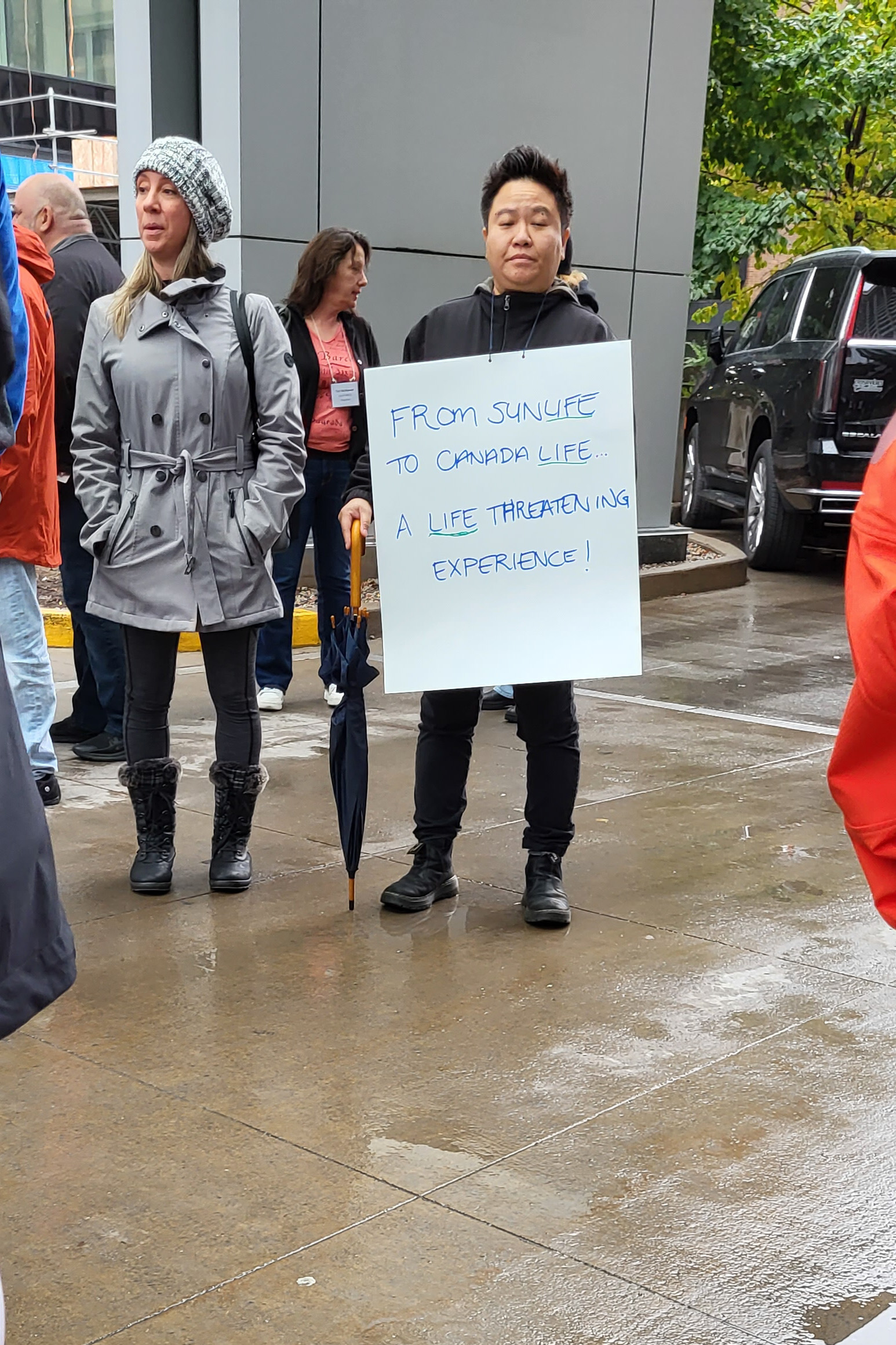 Canada Life Demonstration in Ottawa