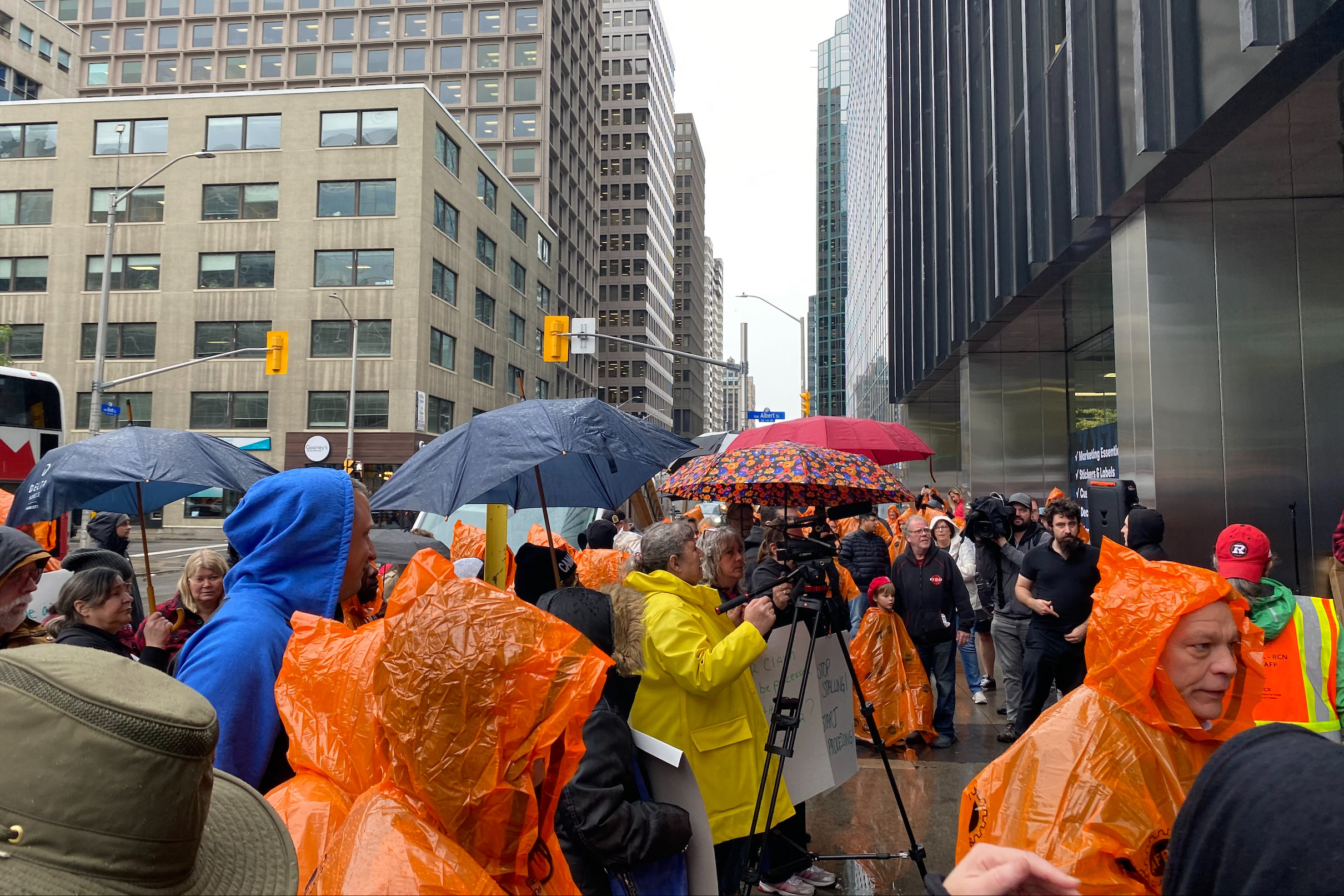 Canada Life Demonstration in Ottawa