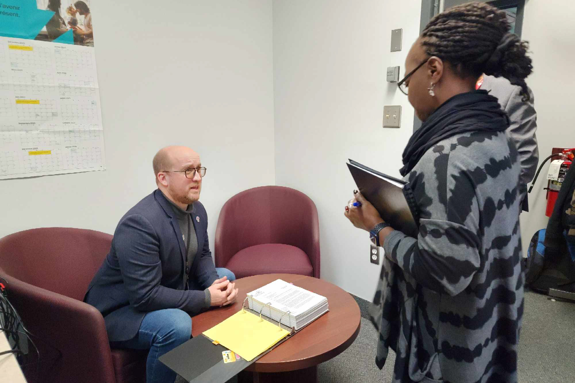 Julien Nobert with Brigitte Diogo