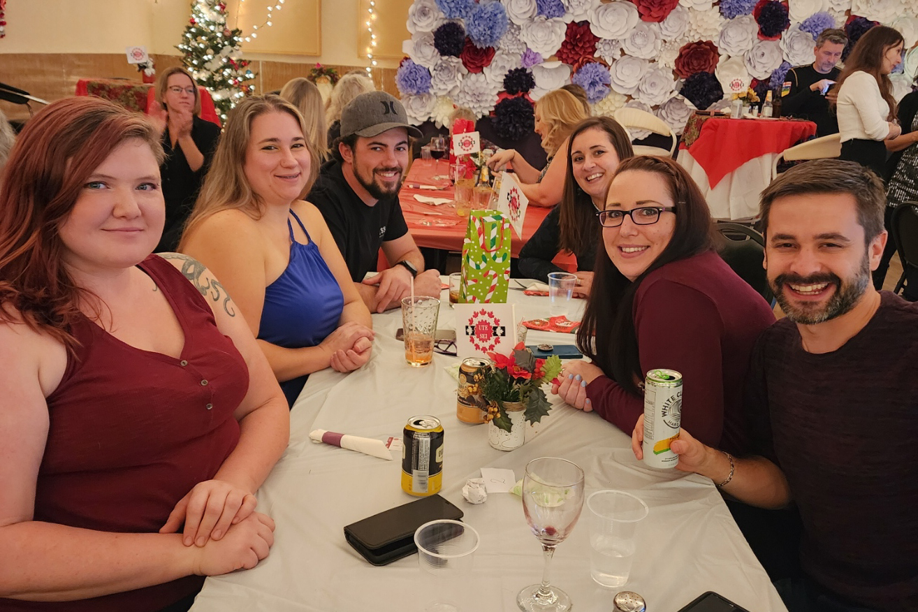 group photo at Penticton member appreciation event