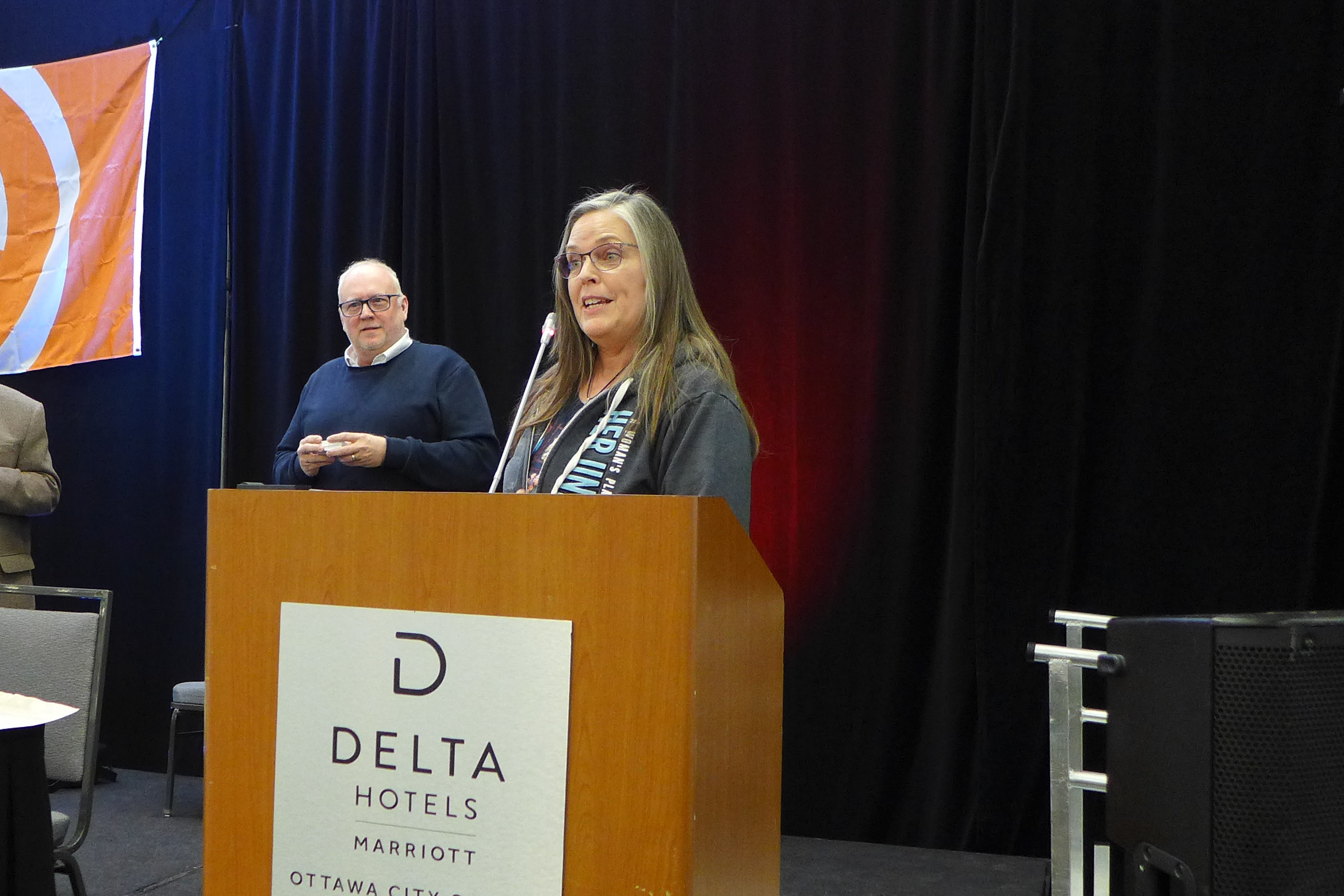 Gina Degner, President of the Hamilton Local