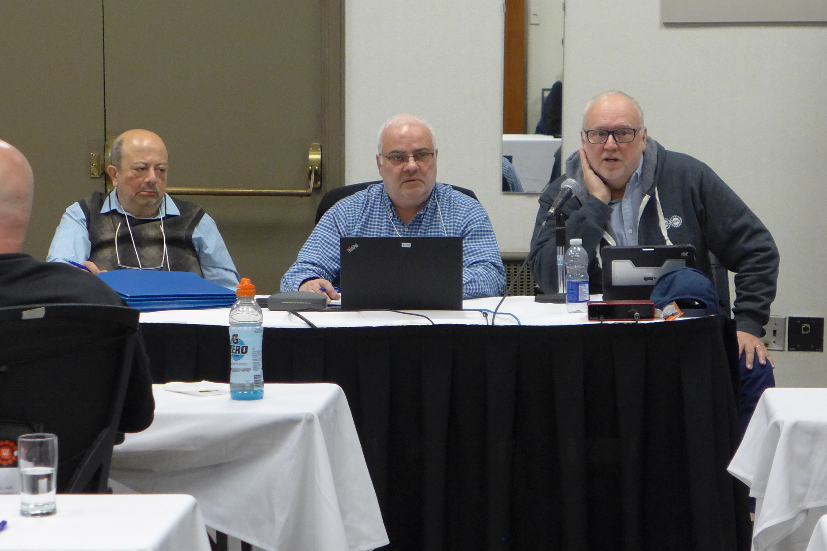 Wael Afifi, Cosimo Crupi, Jamie vanSydenborgh