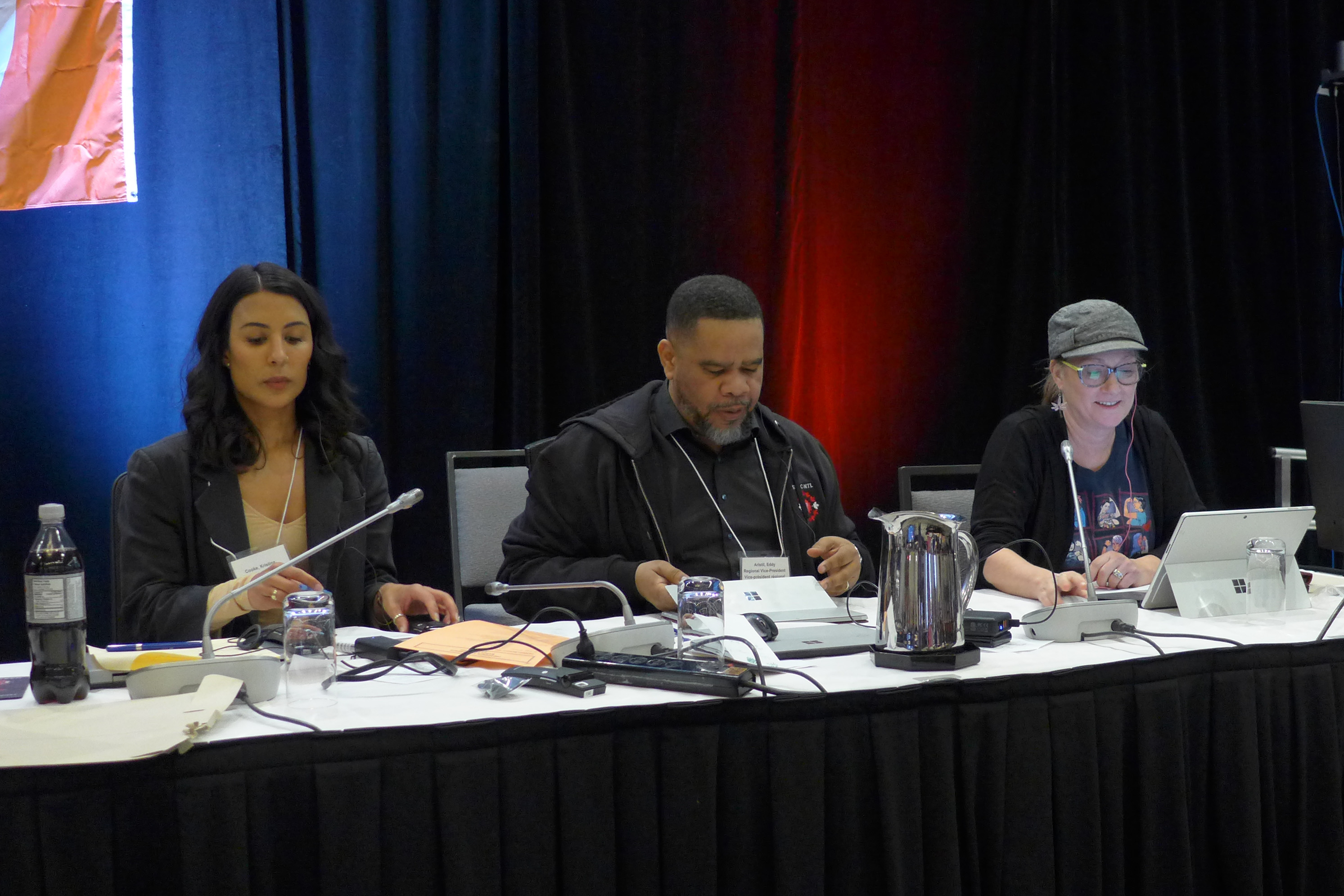 Kristina Cooke, Eddy Aristil, Kimberley Koch