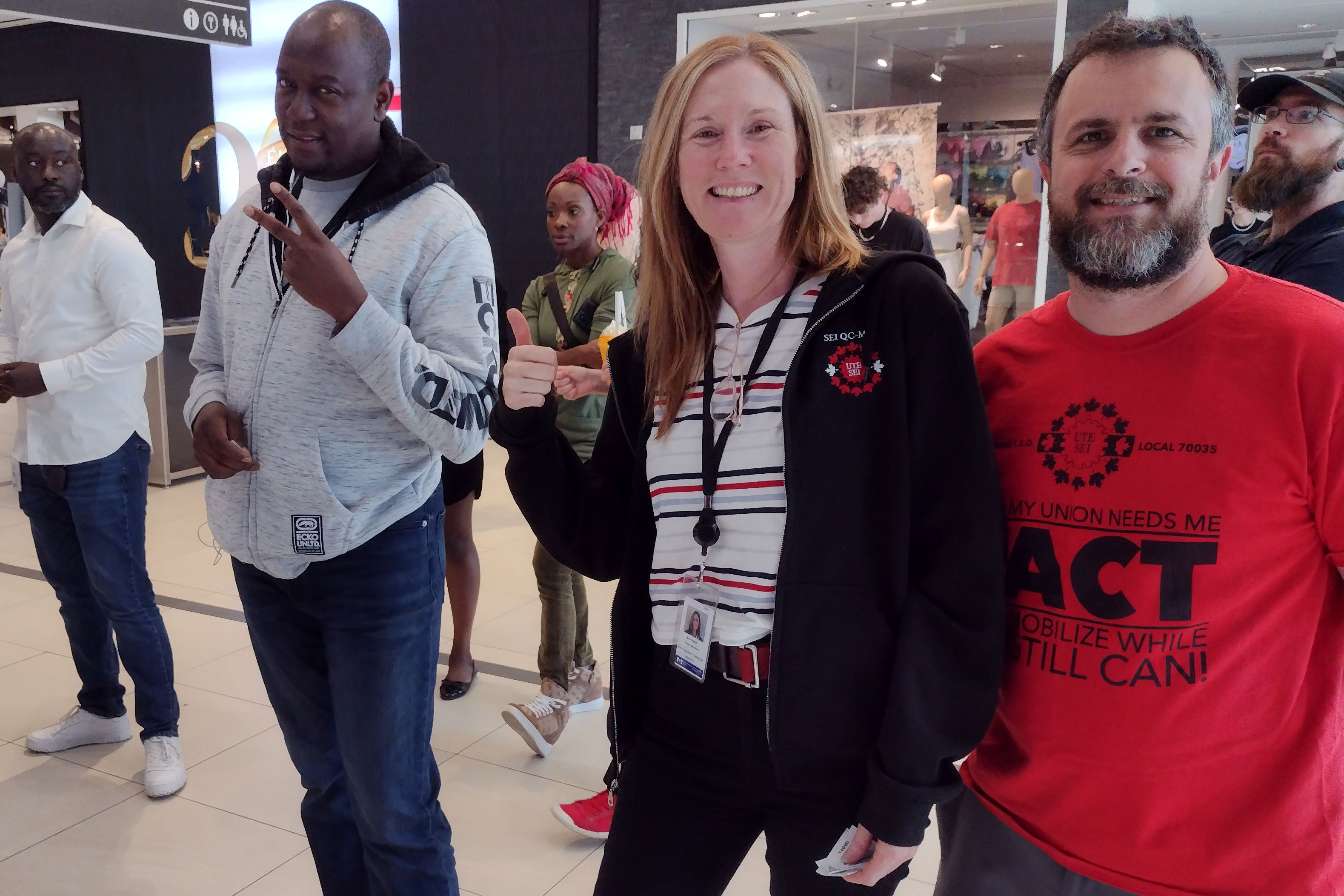 local members with ice cream