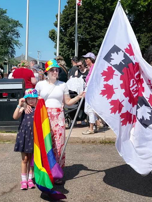 Meika Noonan and her daughter