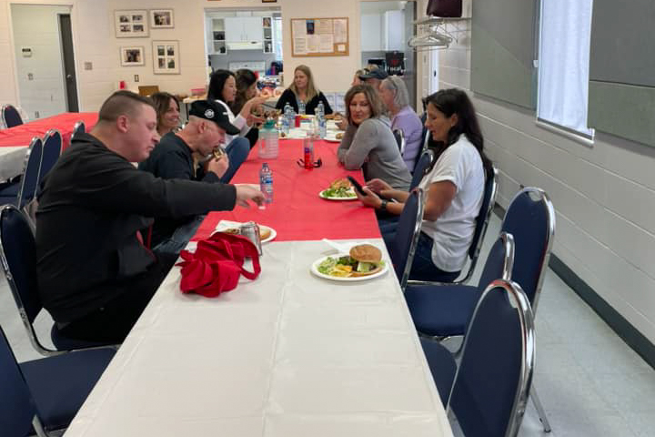 participants around a table