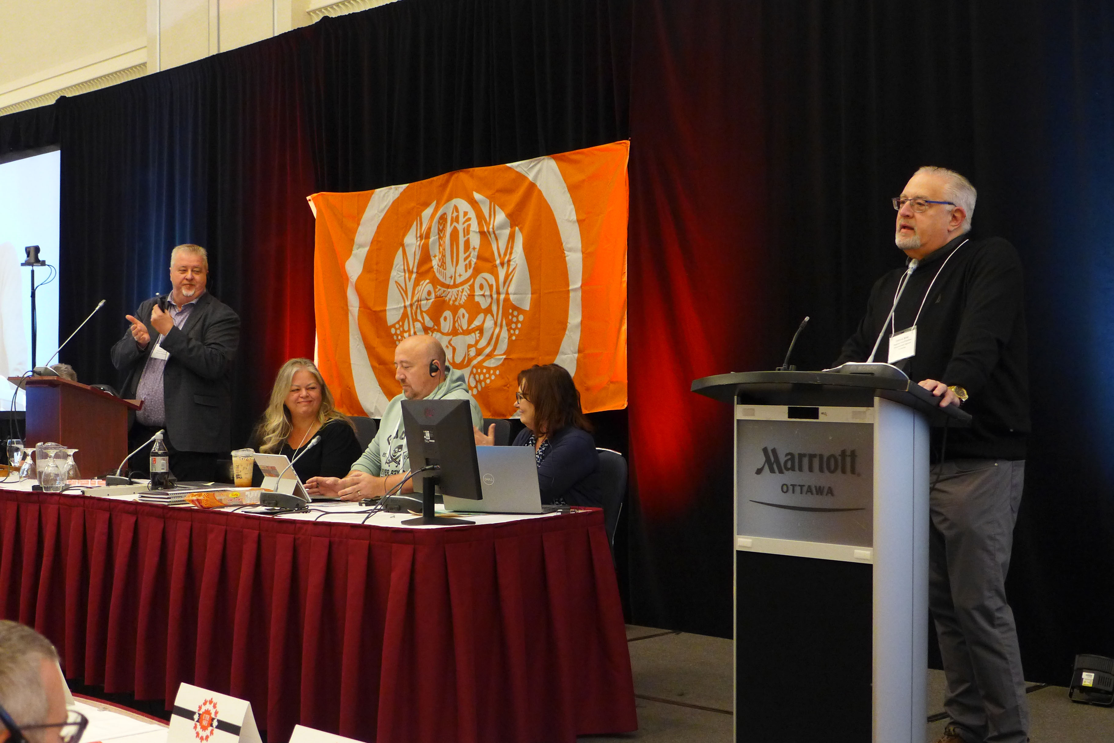 Marc Brière, Trixie Gorzo, Kevin Welgush, Andrea Holmes, Brian Oldford