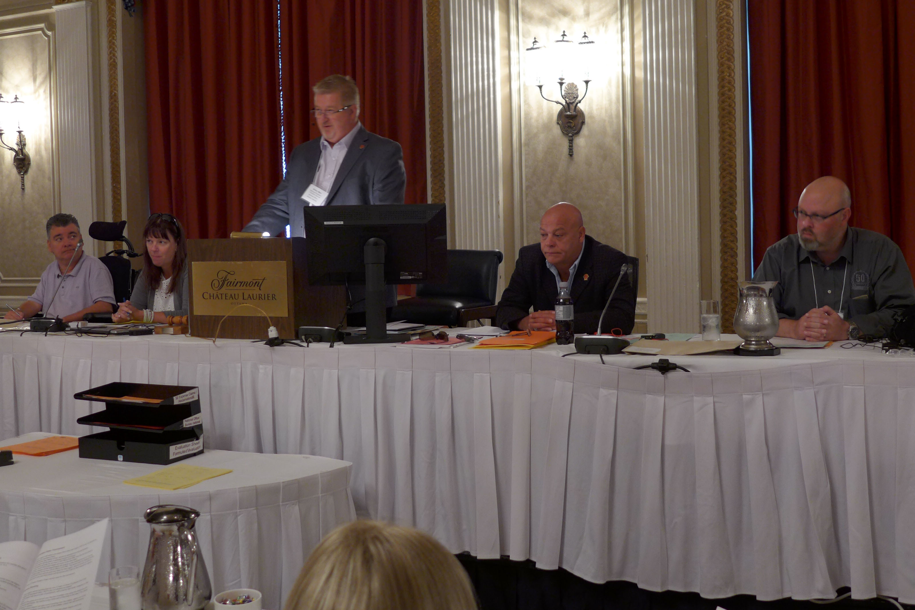 Daniel Camara, Annette Melanson, Marc Brière, Doug Gaetz, Adam Jackson