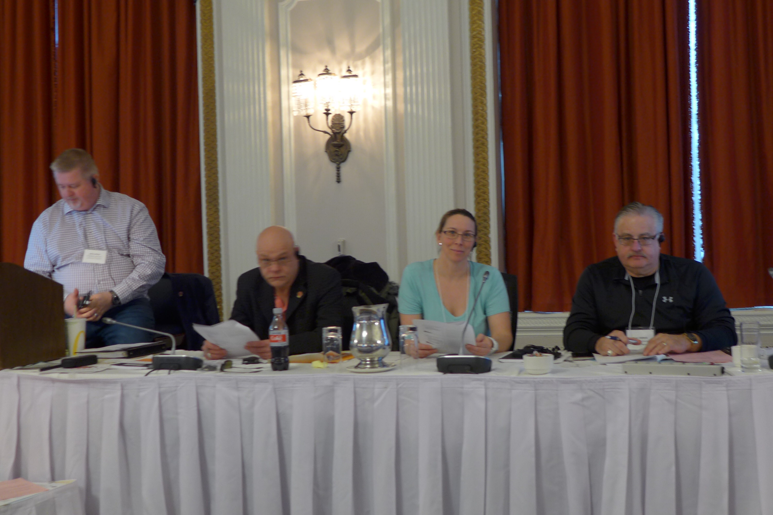 Marc Brière, Doug Gaetz, Annick Lamoureux, Brian Oldford