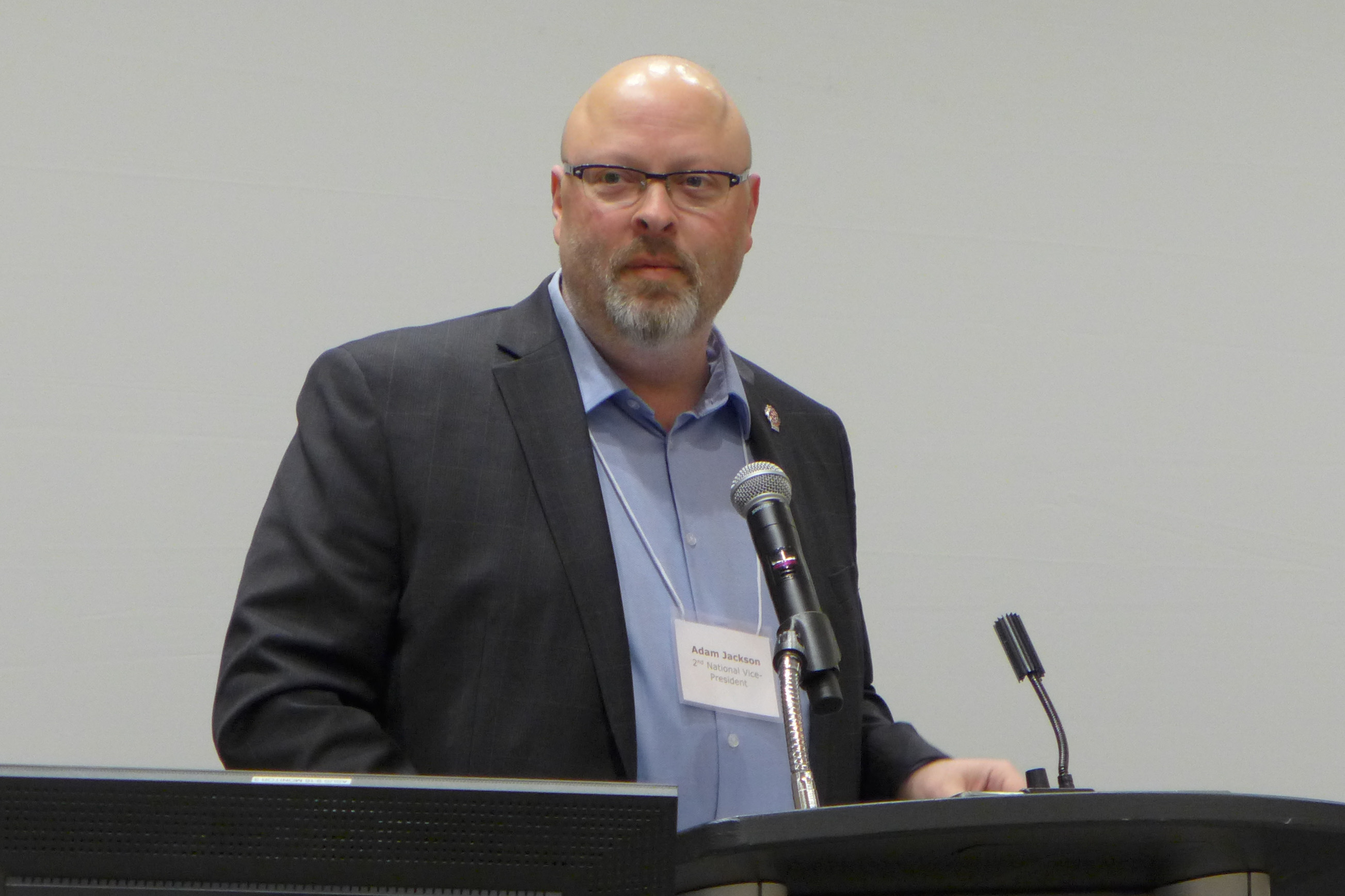 Adam Jackson, Chair of the Bargaining Committee