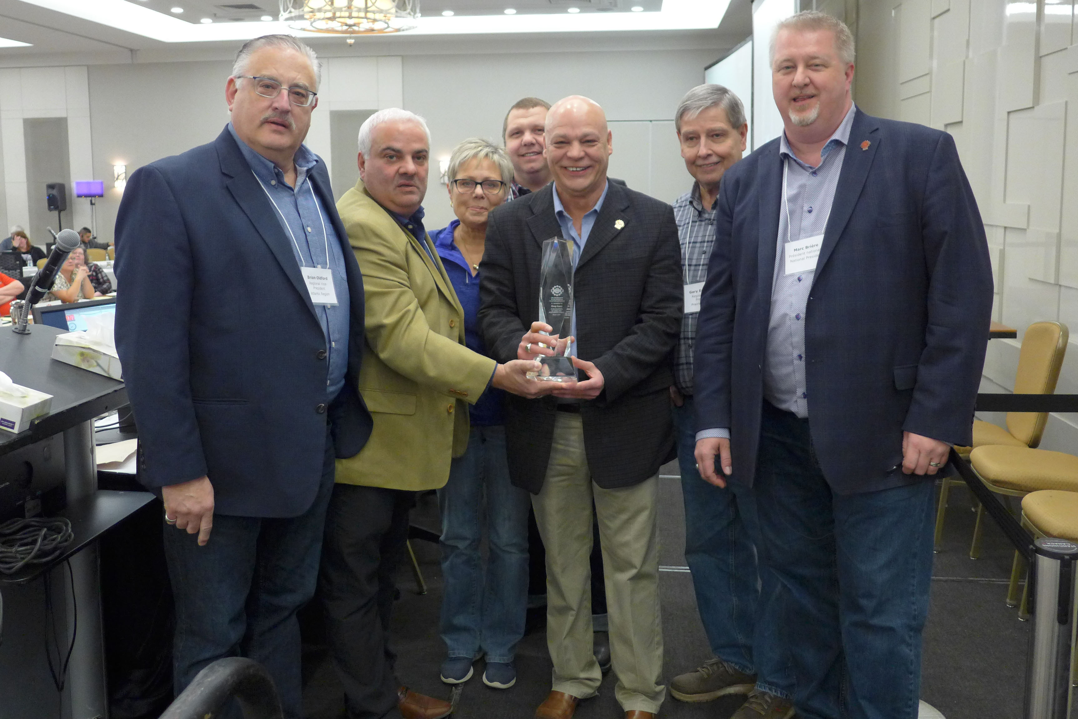 Doug Gaetz receives a Life Membership Award