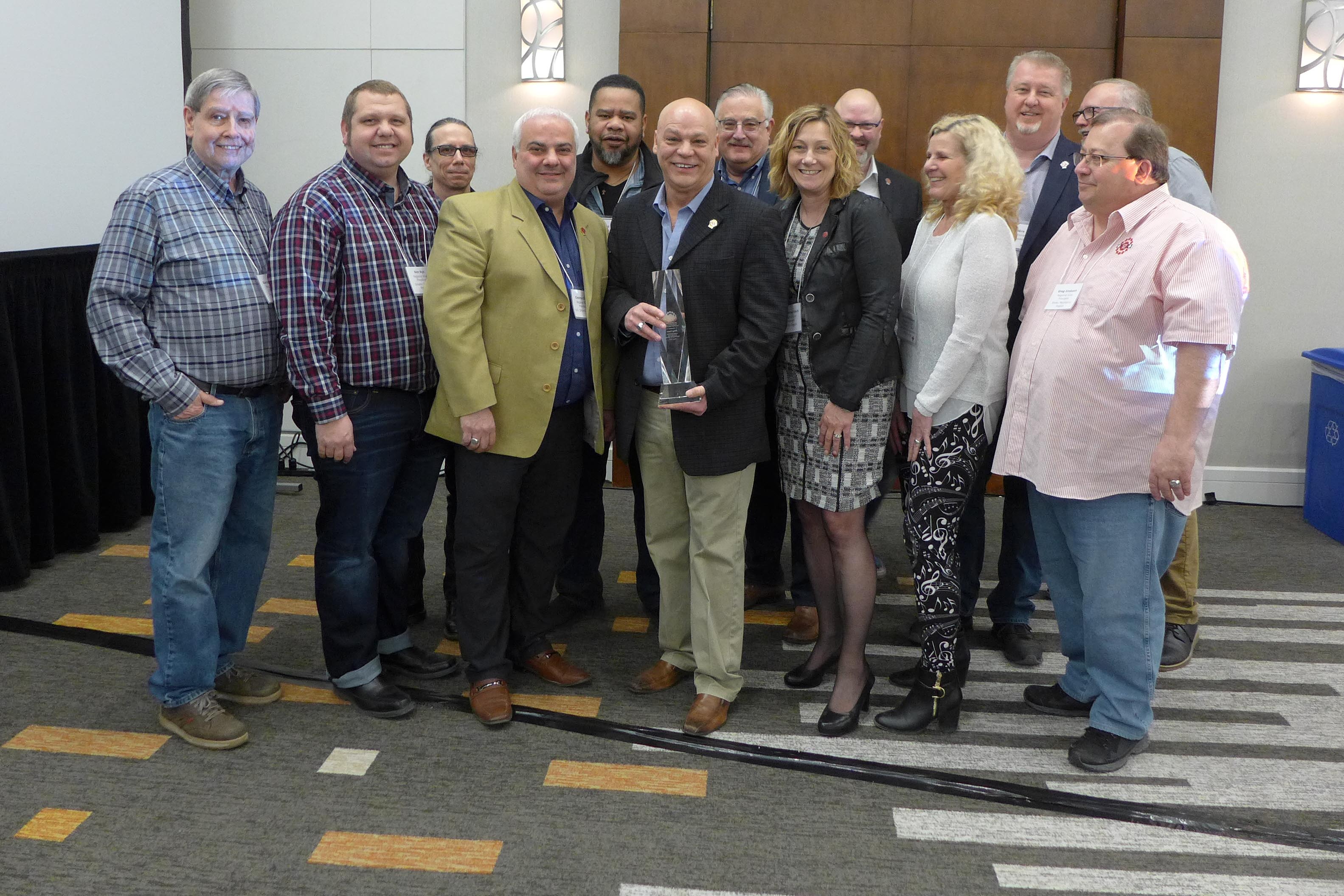 Doug Gaetz with Executive Council