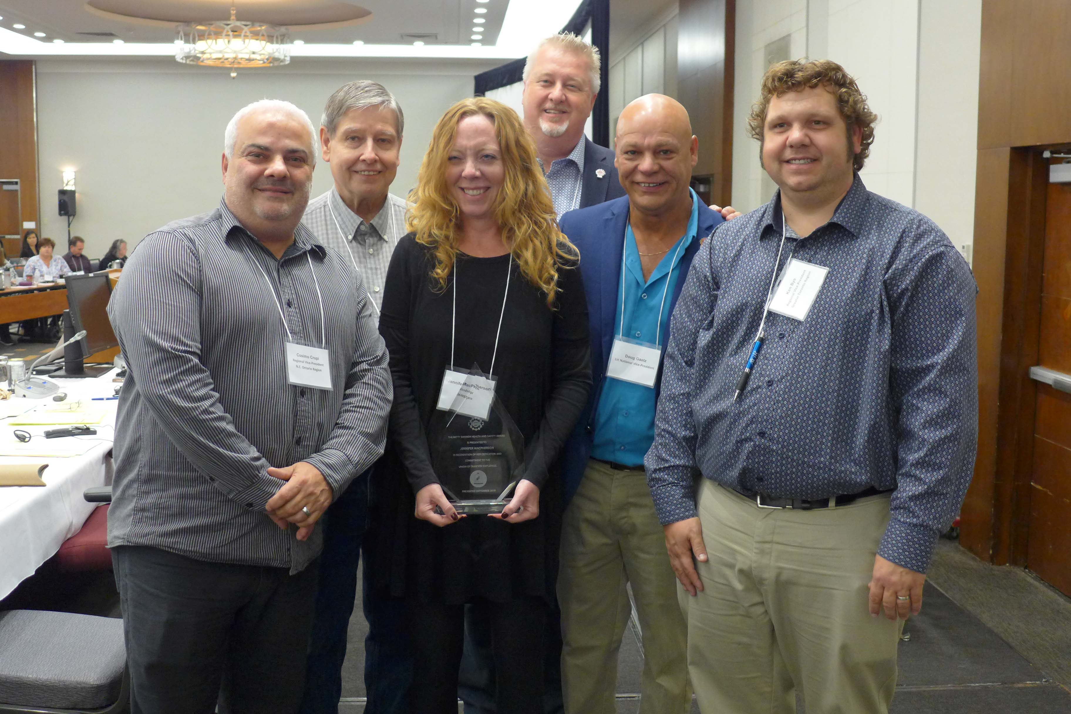 Cosimo Crupi, Gary Esslinger, Jennifer MacPherson, Marc Brière, Doug Gaetz, Ken Bye