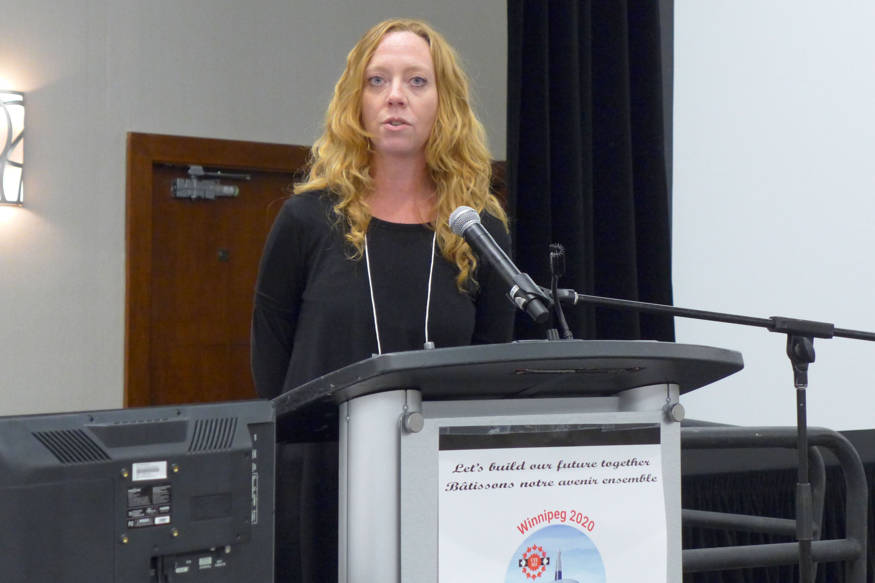 Jennifer MacPherson is awarded the Award of Merit in the Field of Health and Safety – Elizabeth (Betty) Bannon