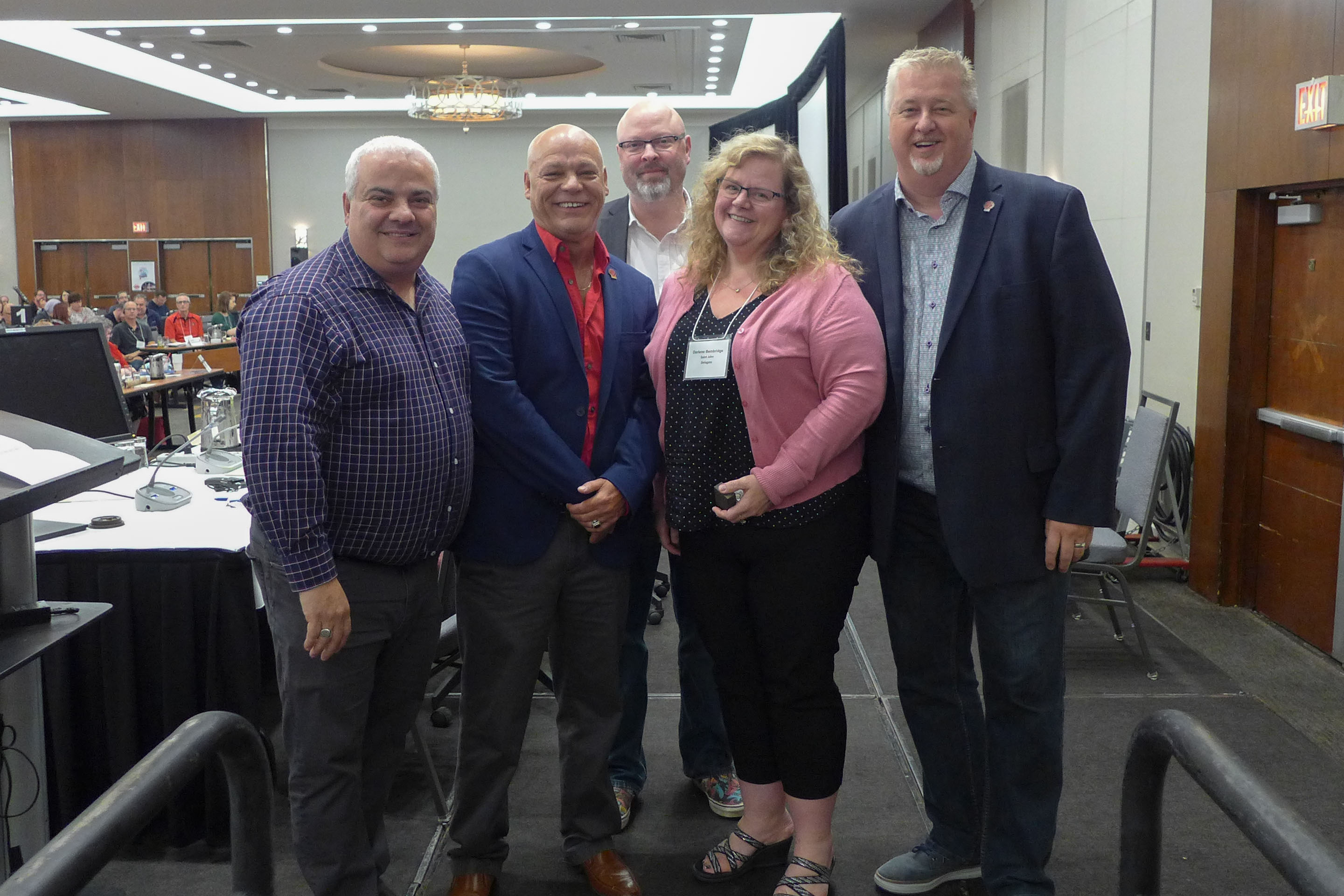 Darlene Bembridge receives her 25 year service pin