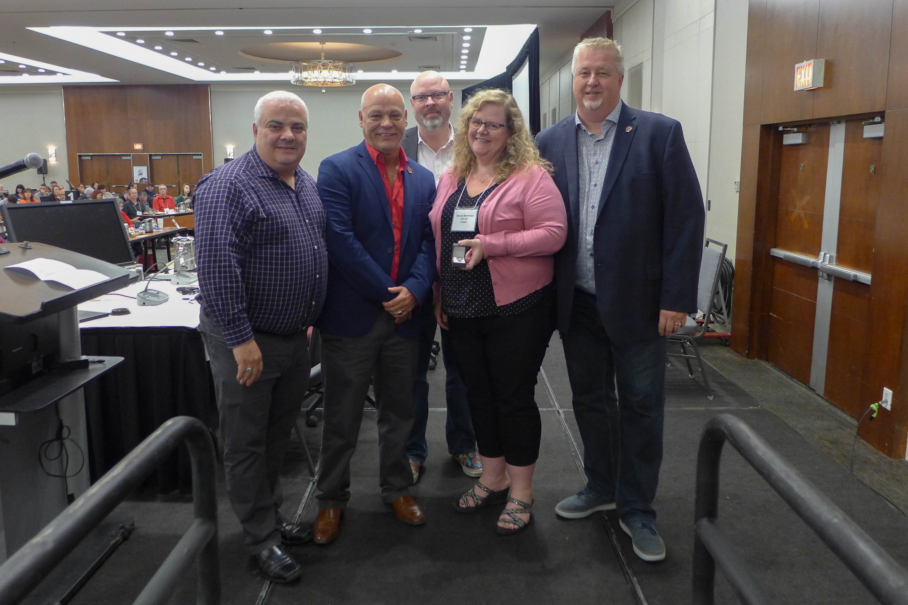 Cosimo Crupi, Doug Gaetz, Adam Jackson, Darlene Bembridge, Marc Brière