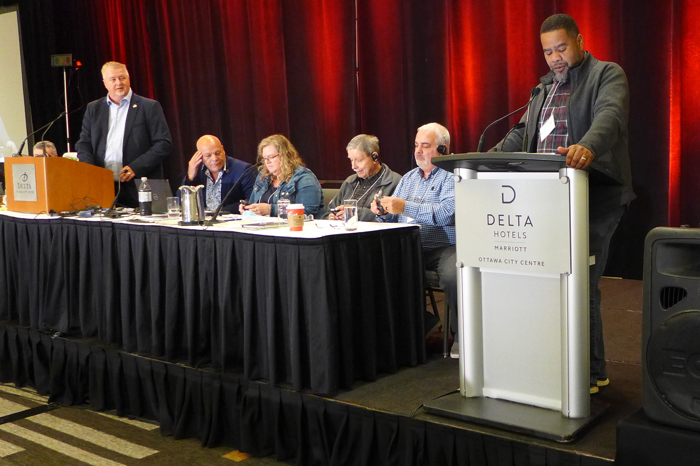 Marc Brière, Doug Gaetz, Darlene Bembridge, Gary Esslinger, Cosimo Crupi, Eddy Aristil