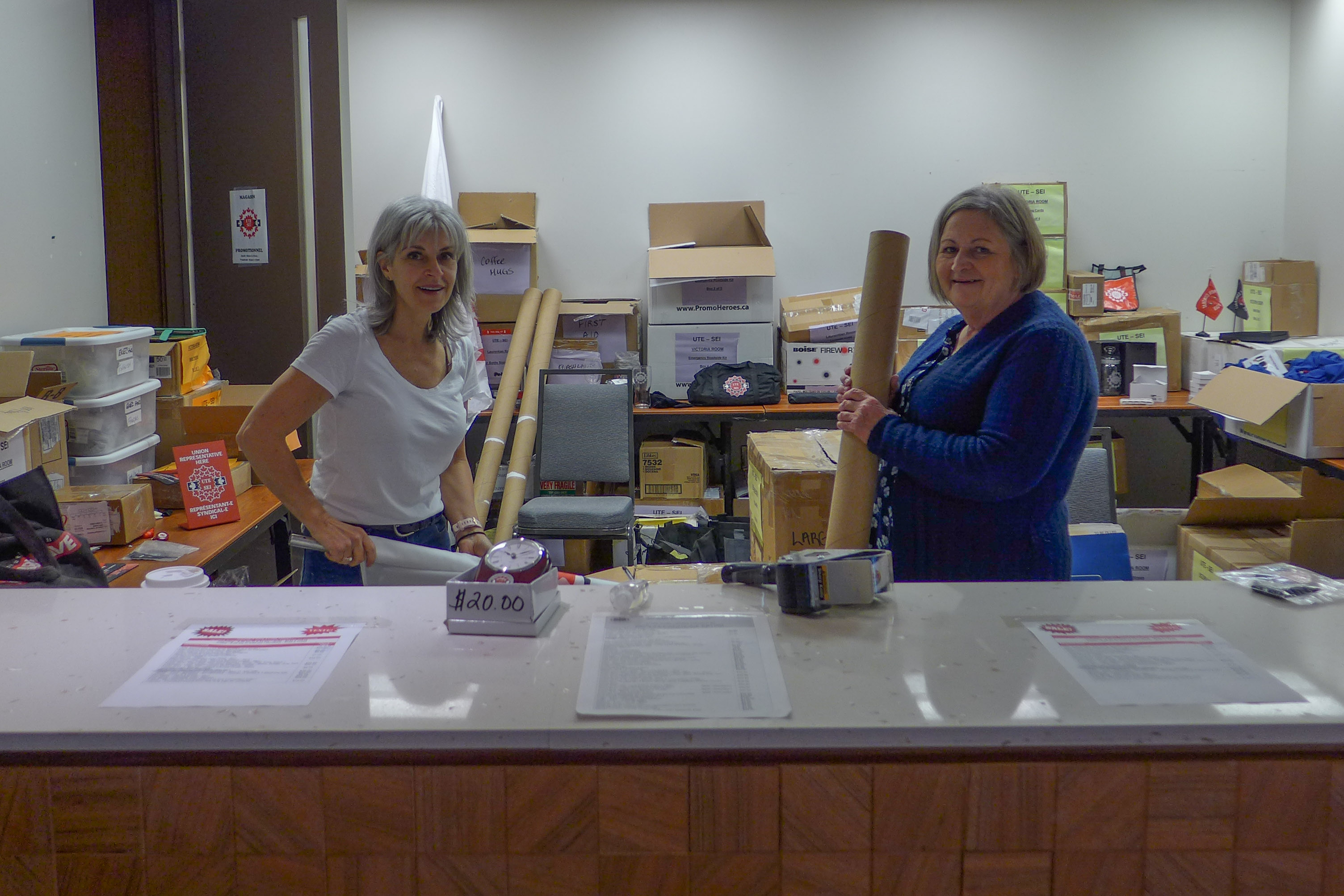 Connie Nuñez and Louise Dorion at the UTE Store