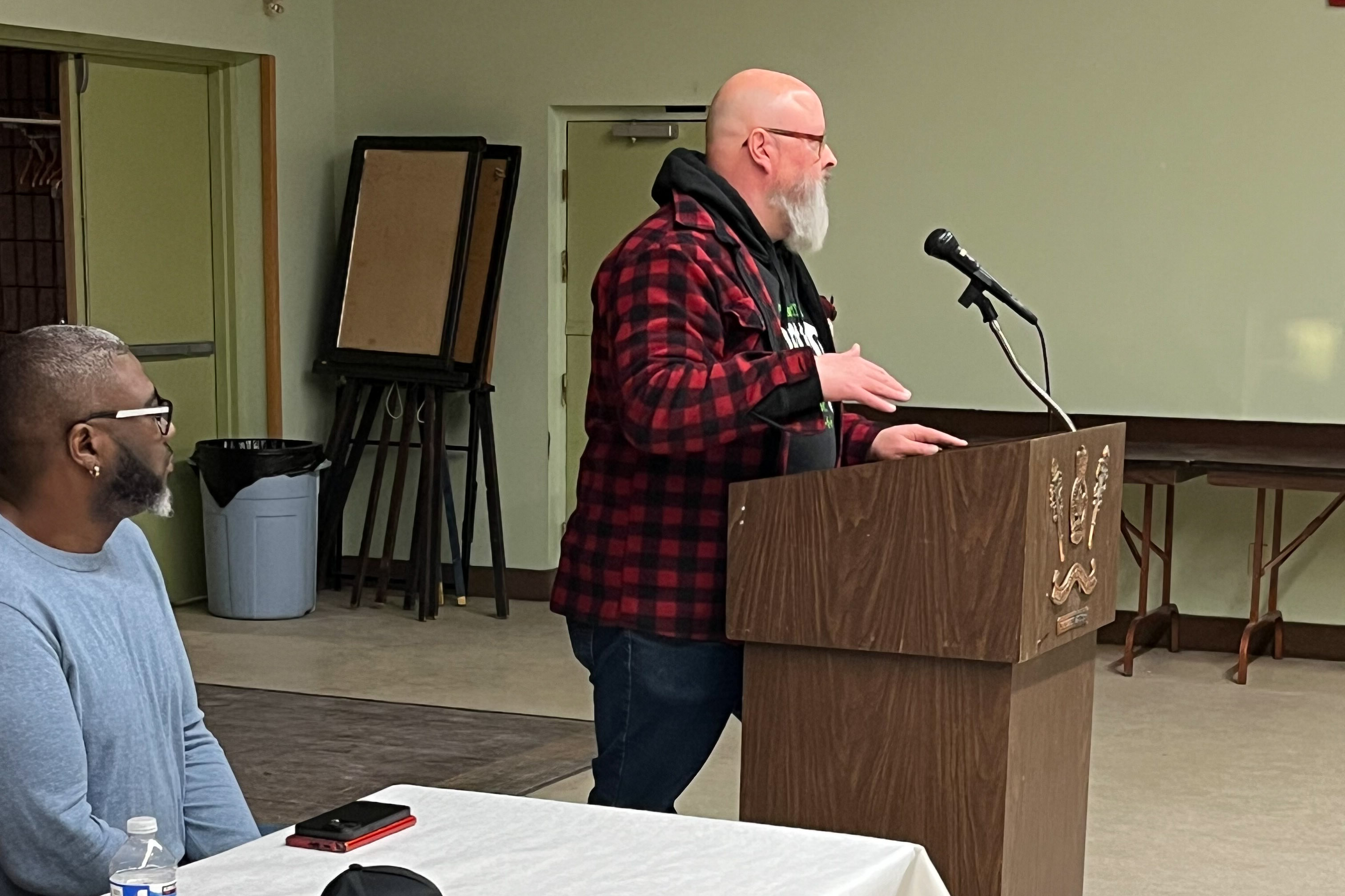 Adam Jackson, 2nd VP and bargaining team member