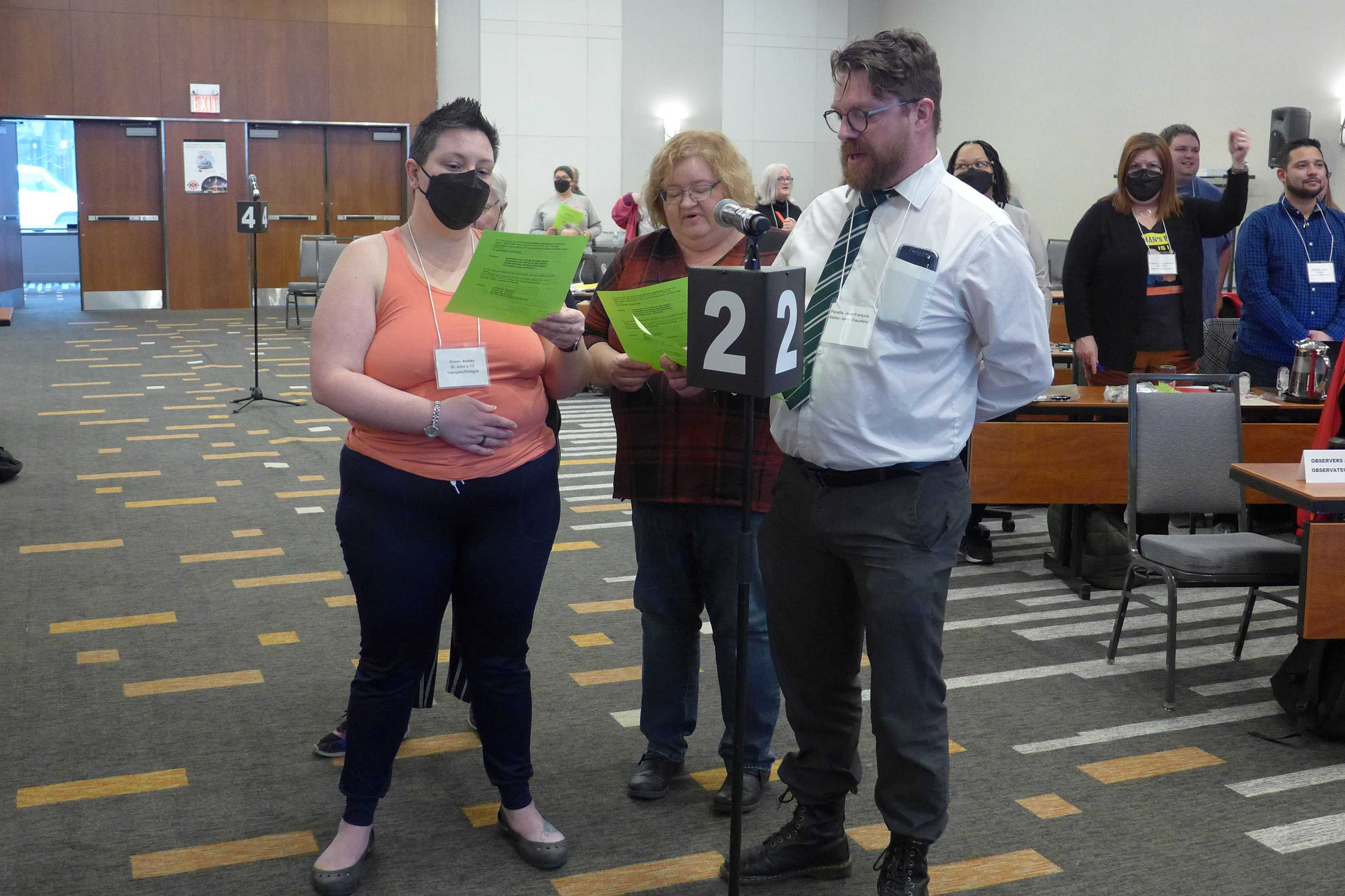 Ashley Green, Joanne Coish, Jean-François Paradis