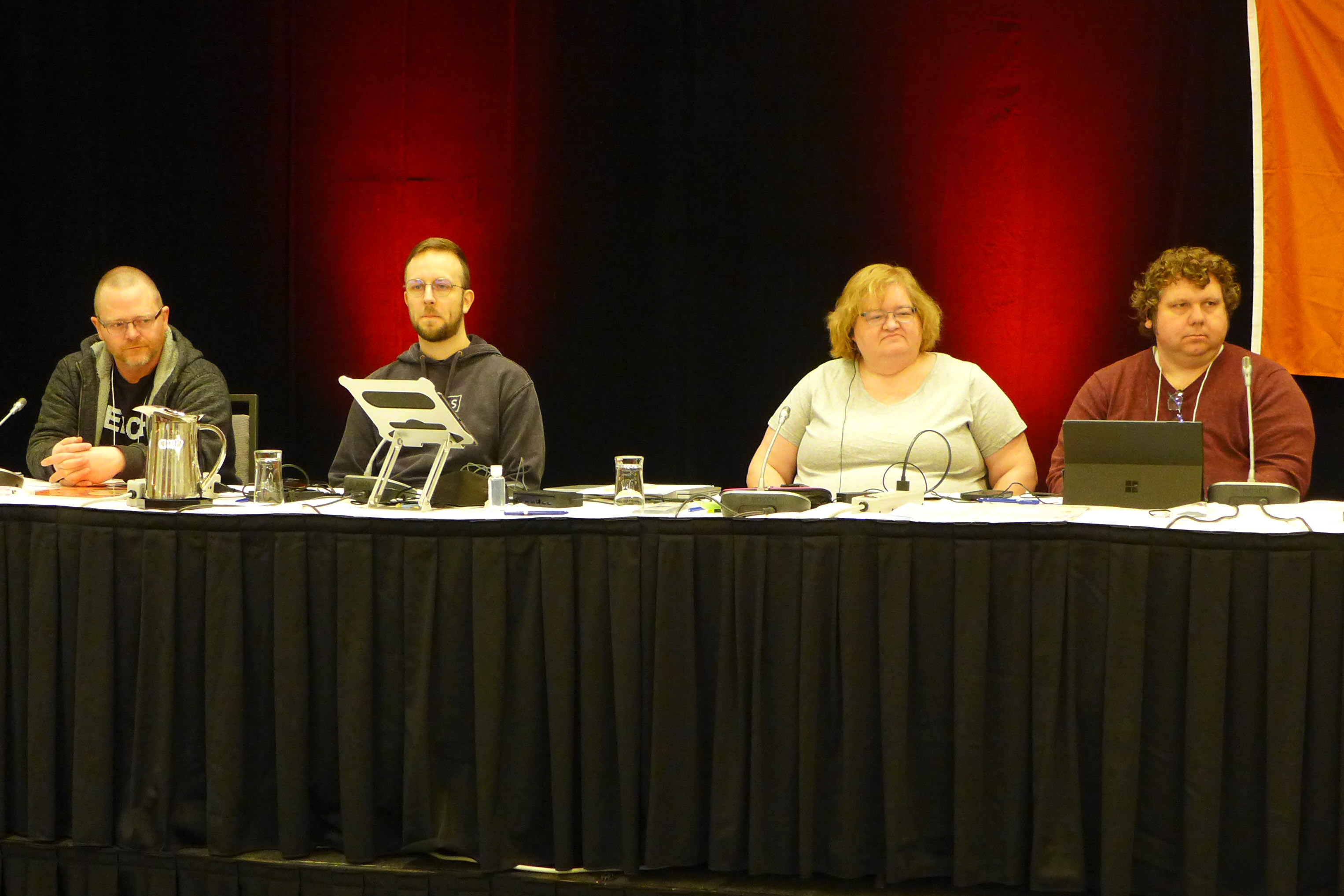 Chris Foucault, Jérôme Martel, Joanne Coish, Ken Bye