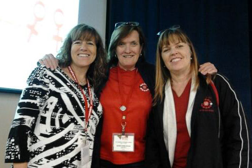 Carolyn Nagel (Local 00016), Barb Pawlovich (Local 00017), and Gina Degner (Local 00014) 