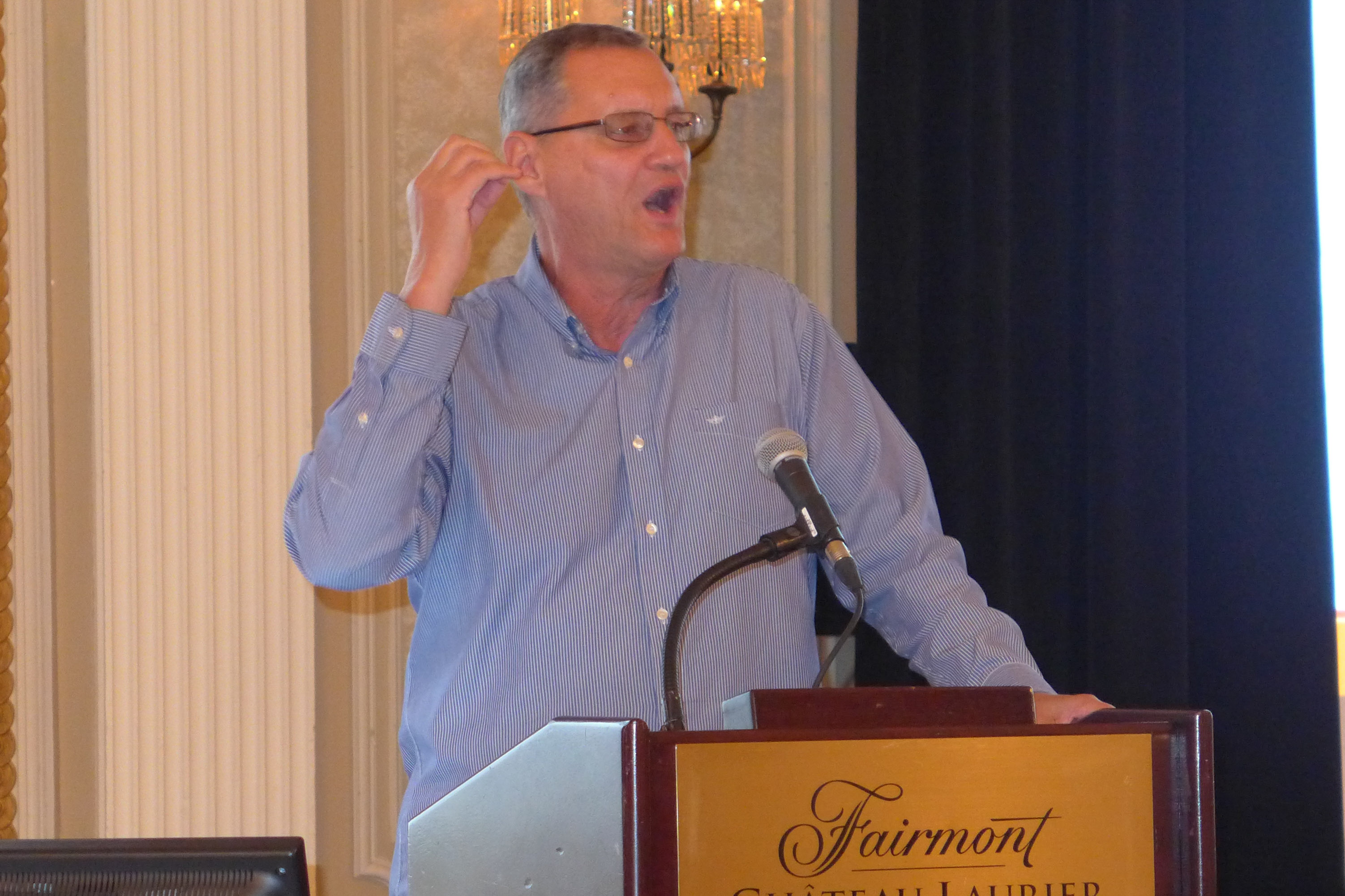 James Infantino, PSAC Disability and Pensions Officer discussing medical retirements