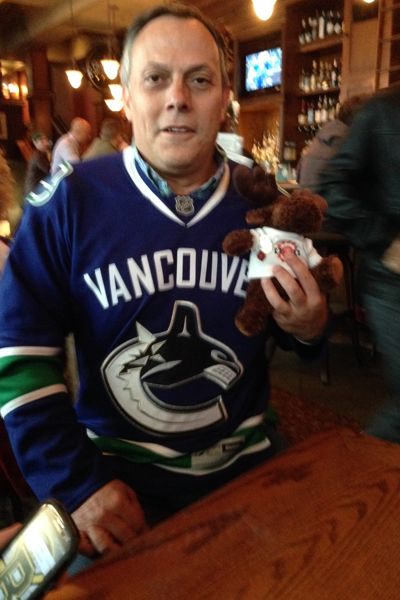 Does the moose have a favourite team?