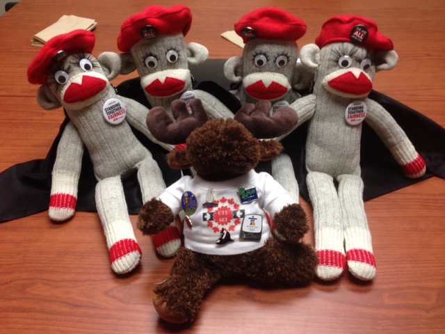 UTE Moose and UTE Sock Monkeys