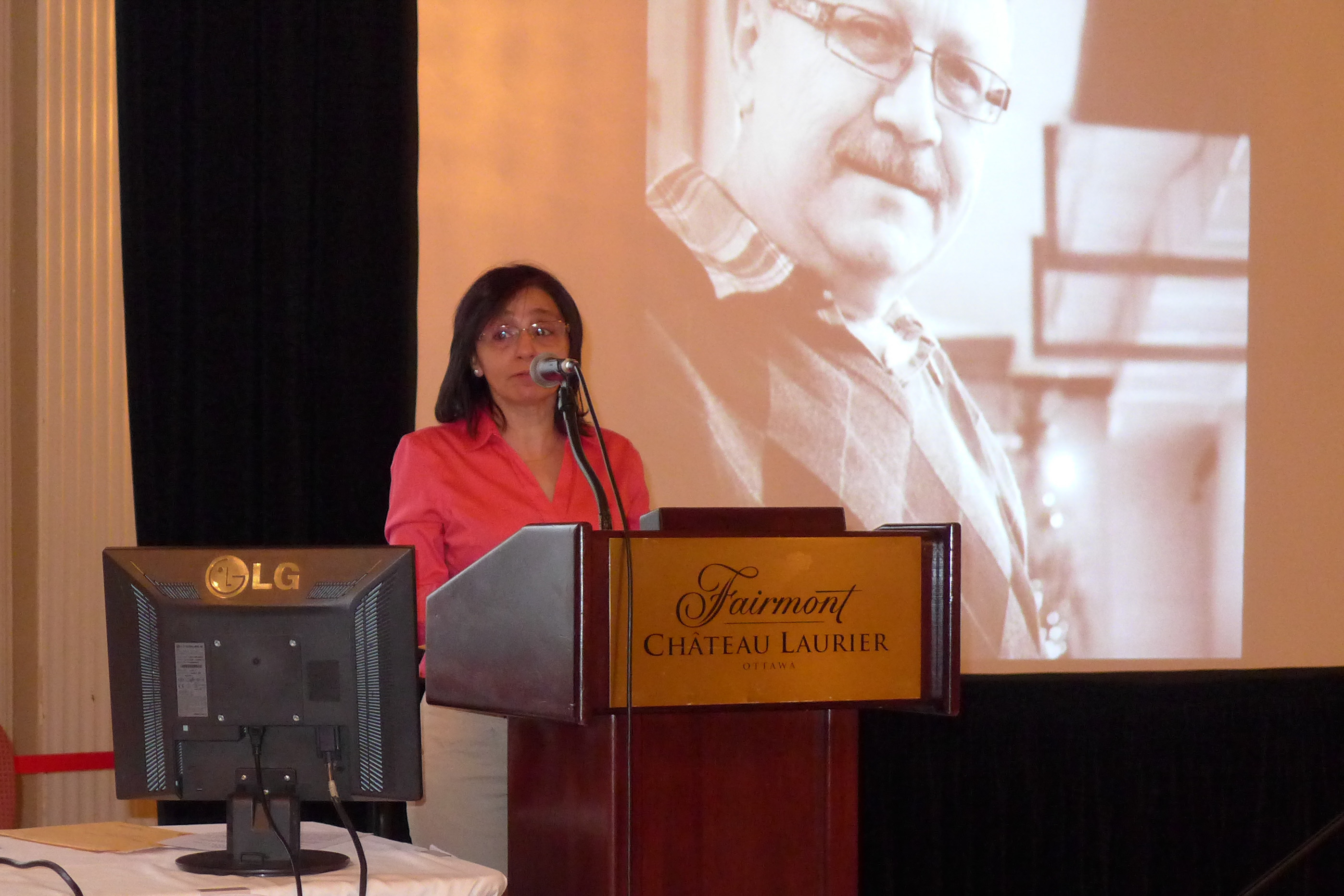 Dounia Chahla said a few words