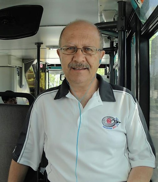 Members were holding a picture of Sabri Khayat, a past member of the bargaining team, who passed away recently.