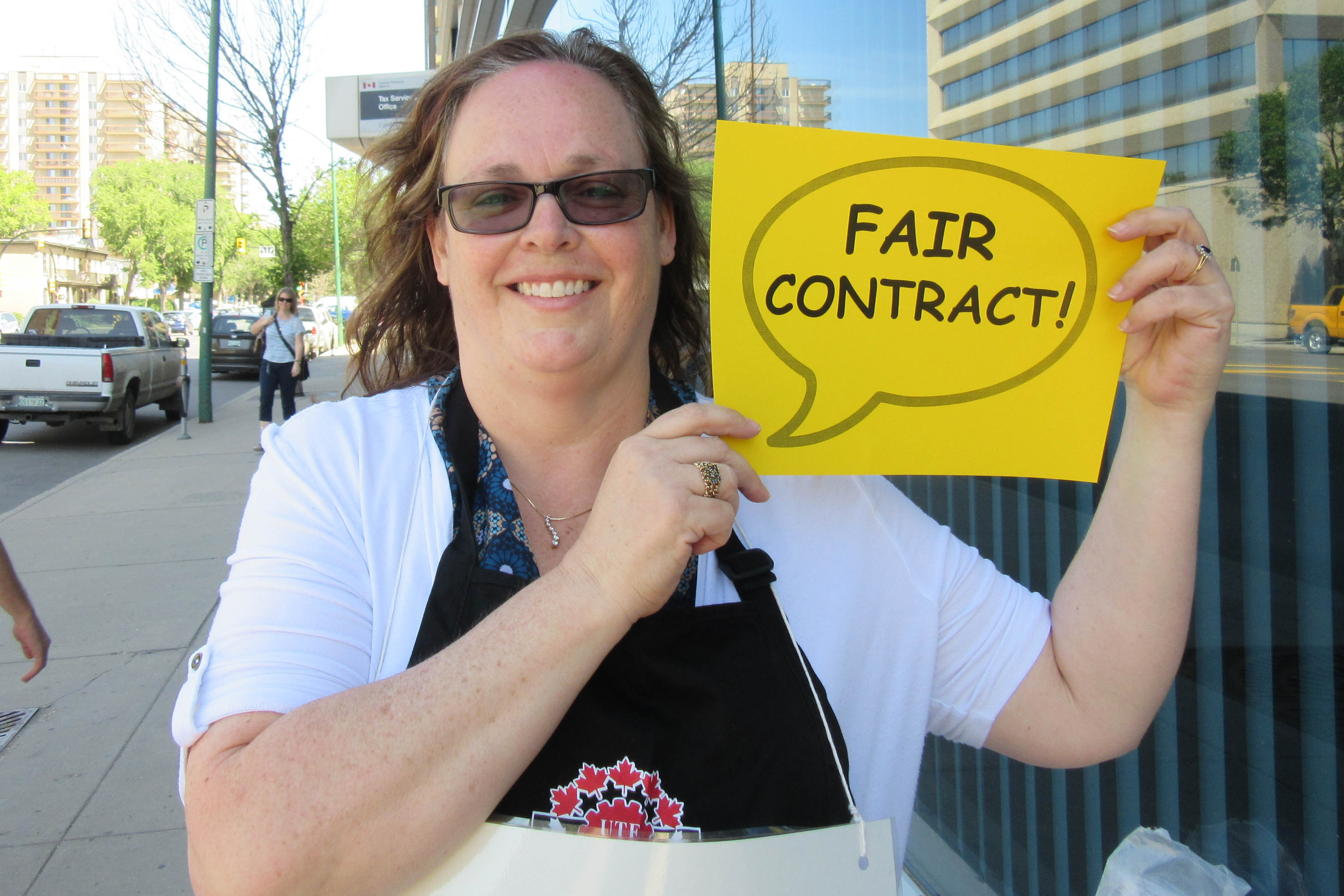 Local President Nancy Johnson