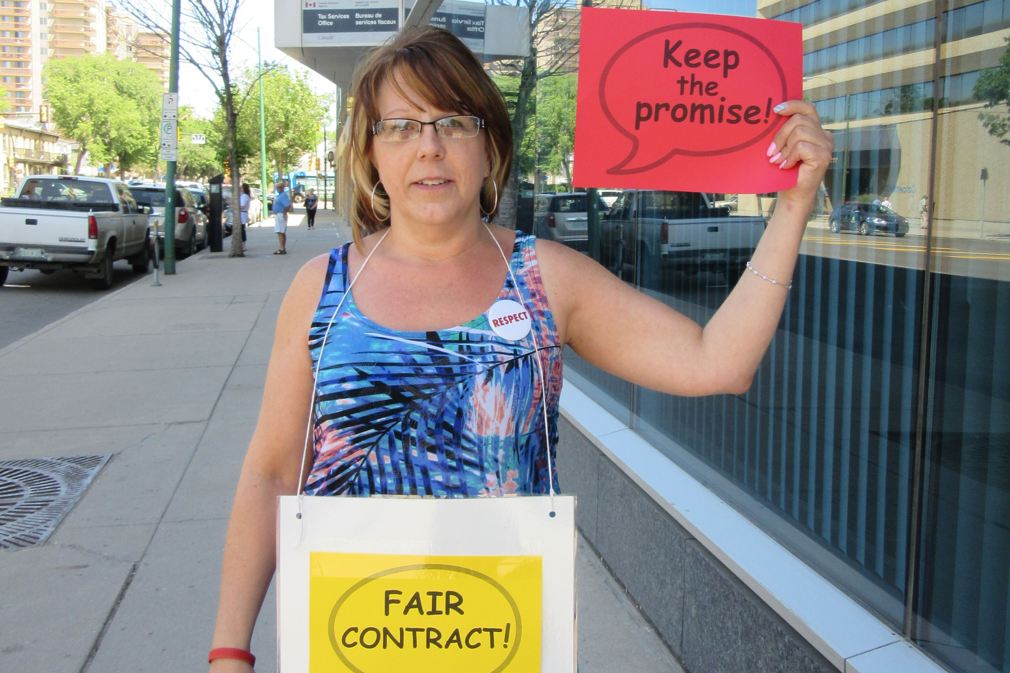 Local Treasurer Colleen Saskiw