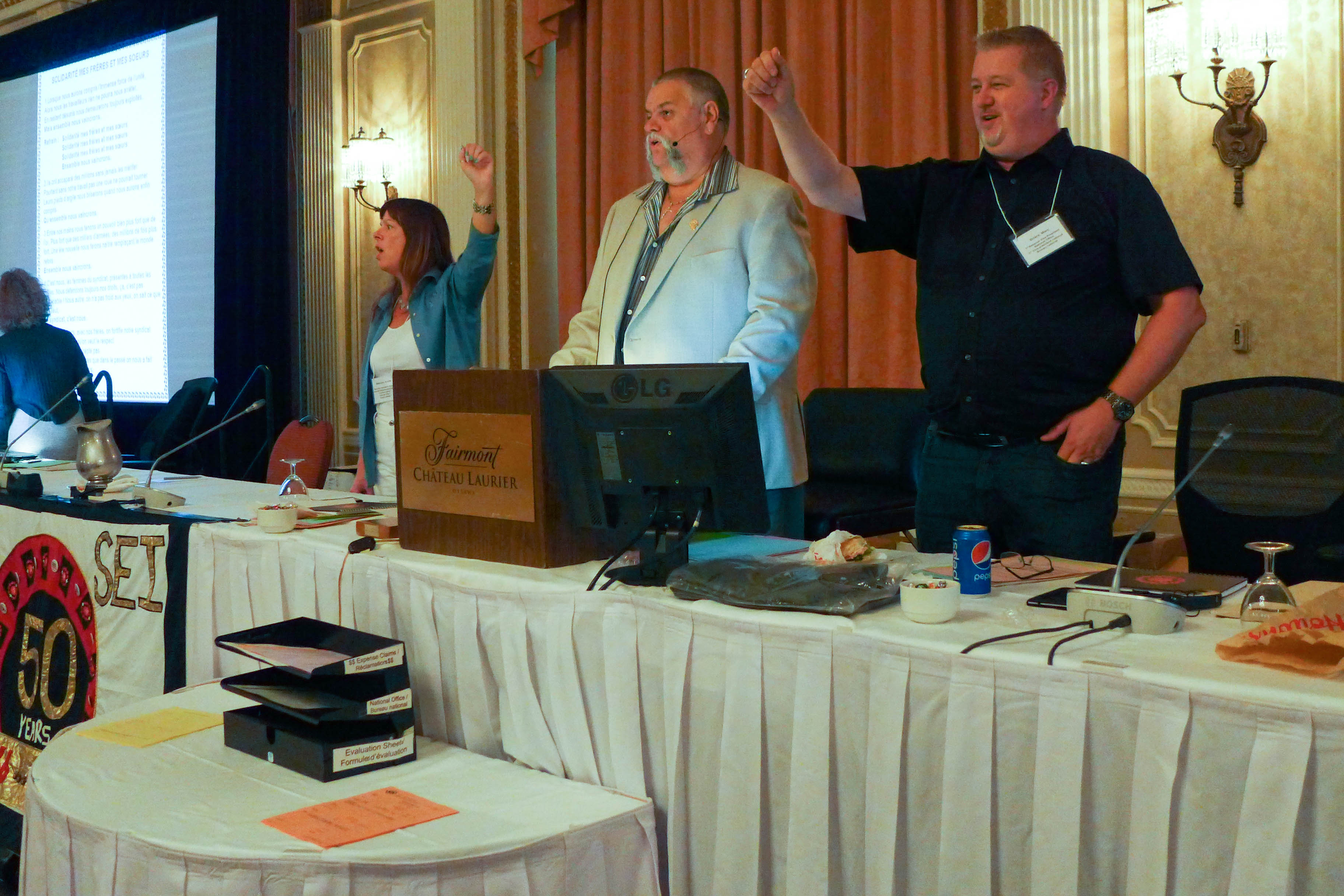 Annette Melanson, Robert Campbell, Marc Brière