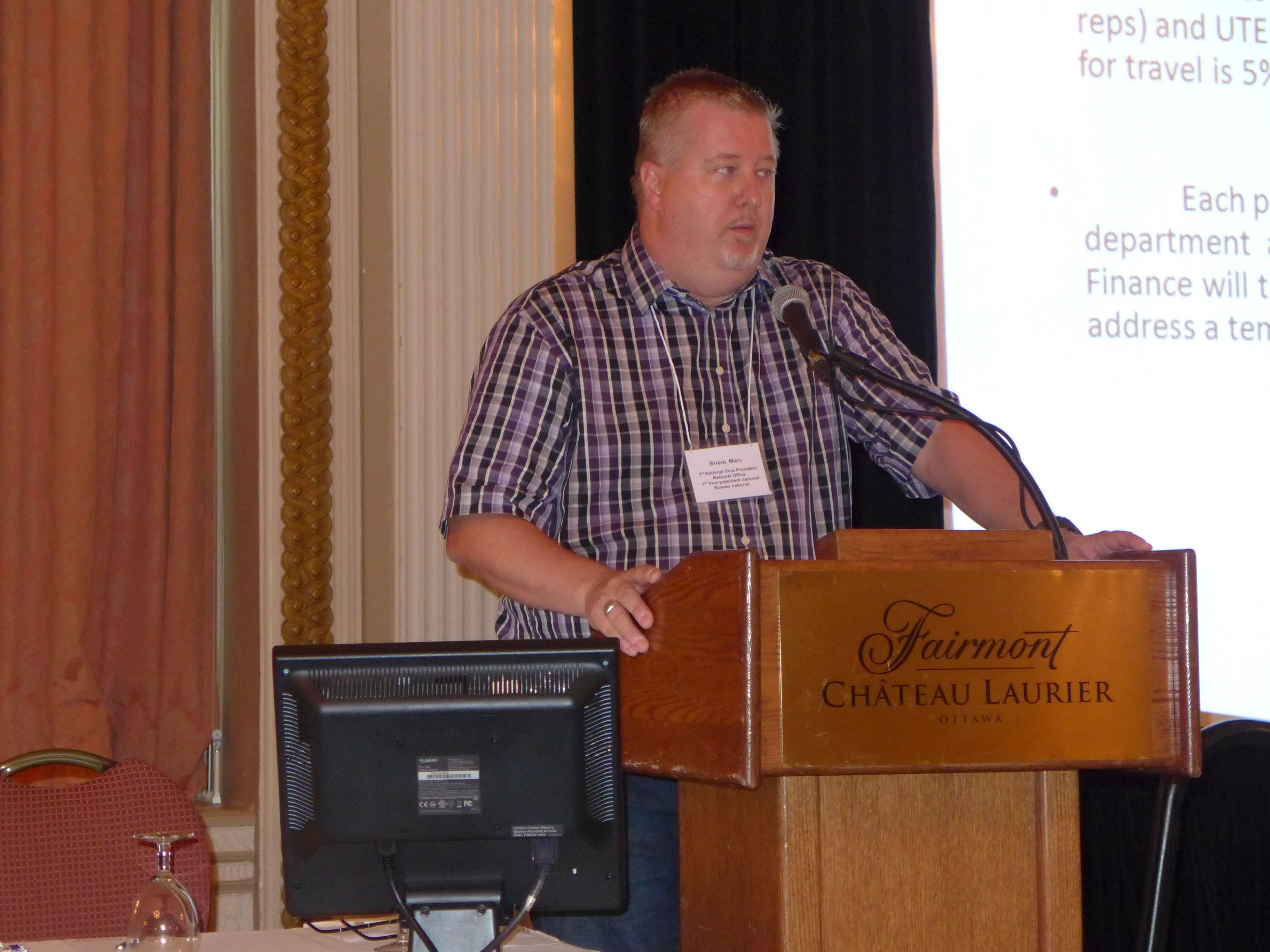 Marc Brière, 1ier vice-président national