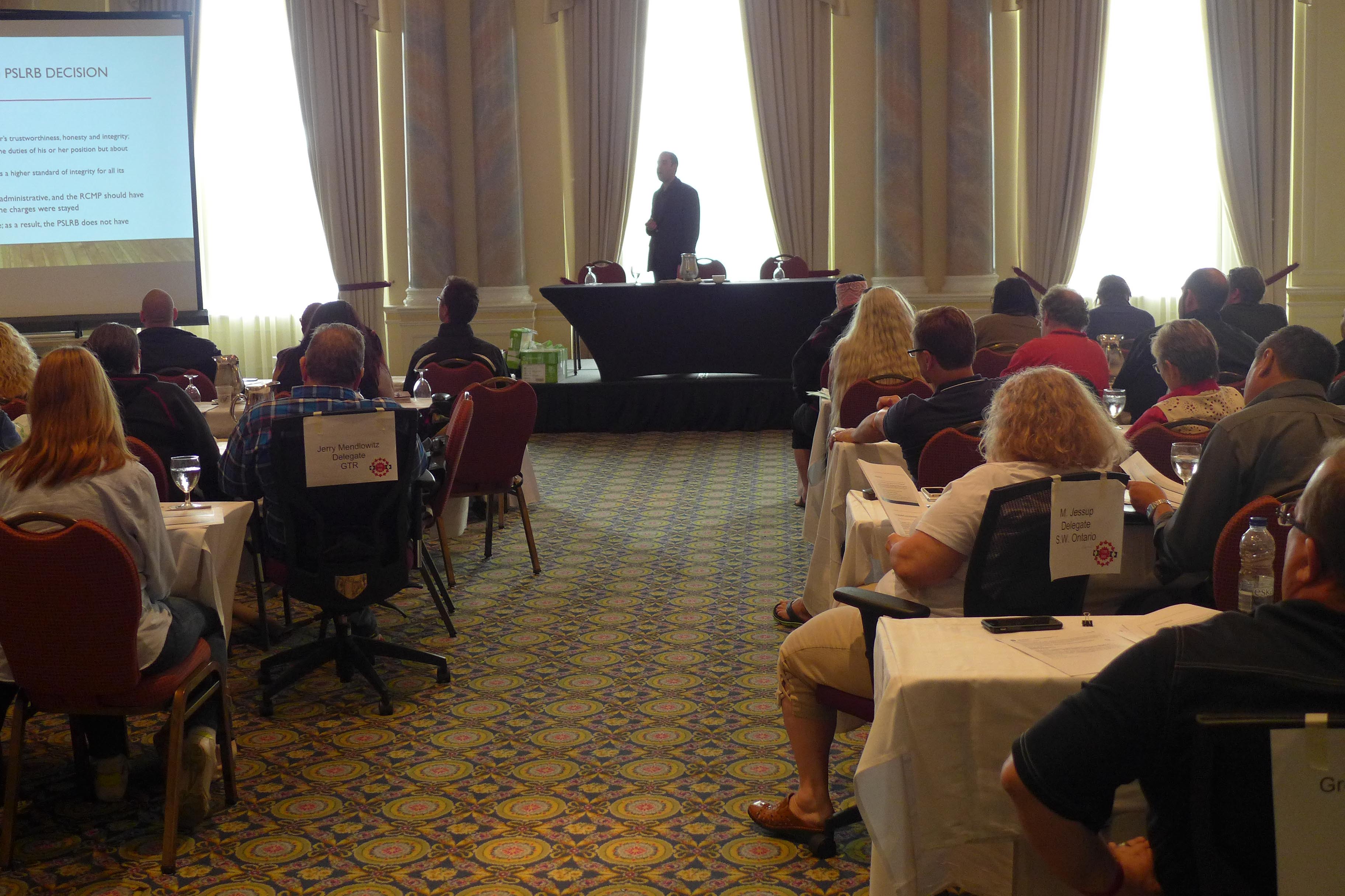 Les participant-e-s au cours d'une session de formation