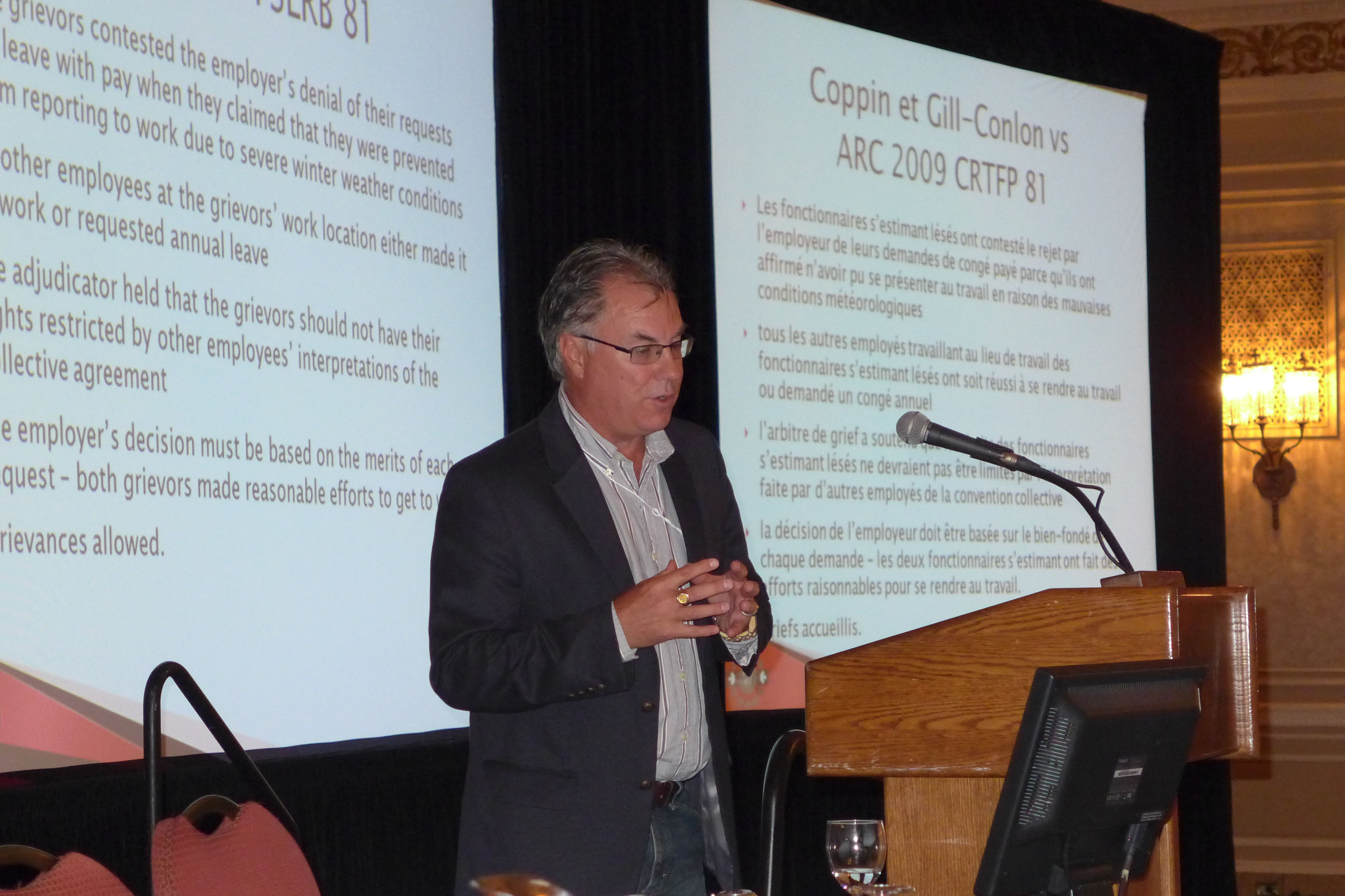 Kent MacDonald, Agent des relations de travail