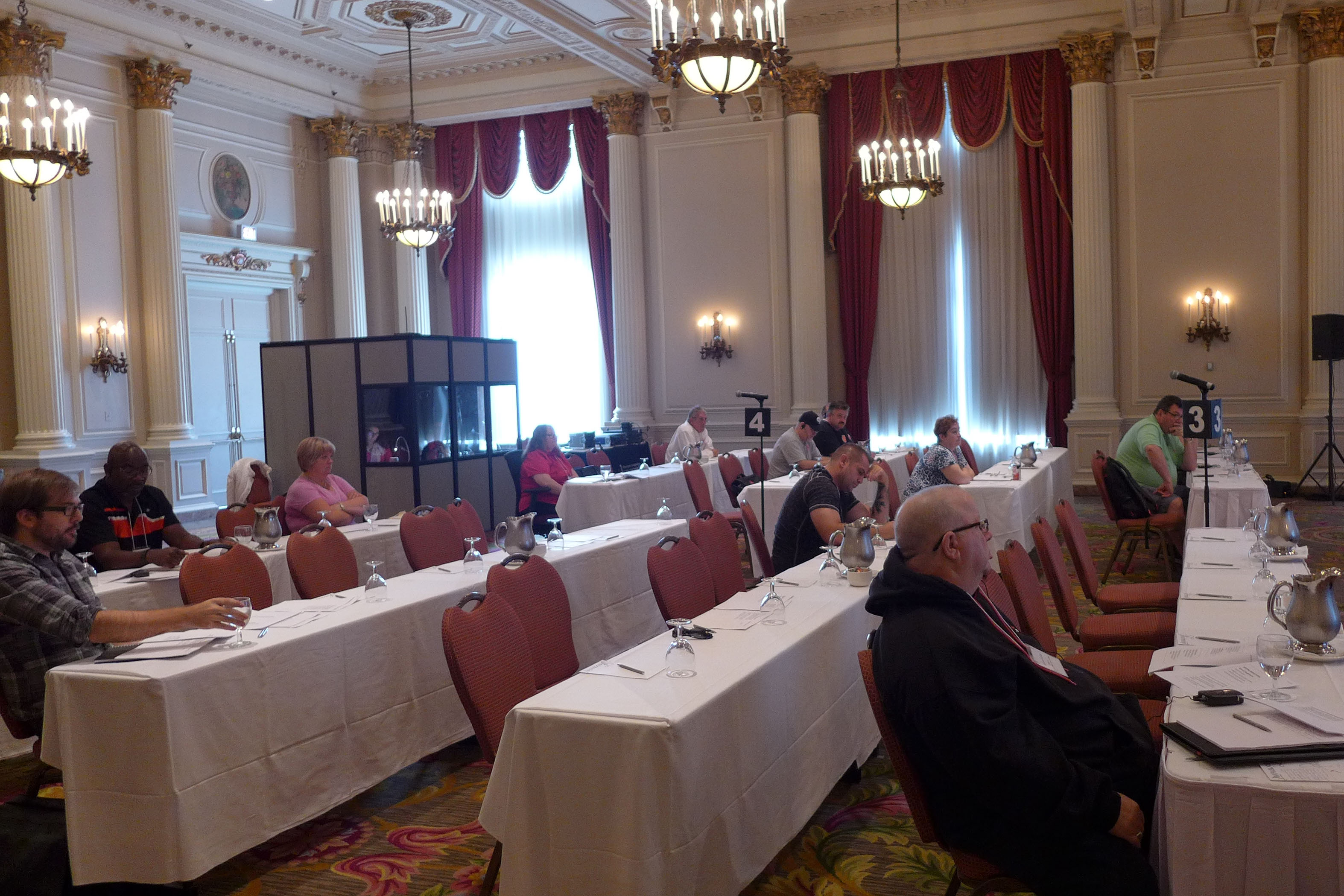 Les participant-e-s au cours d'une session de formation