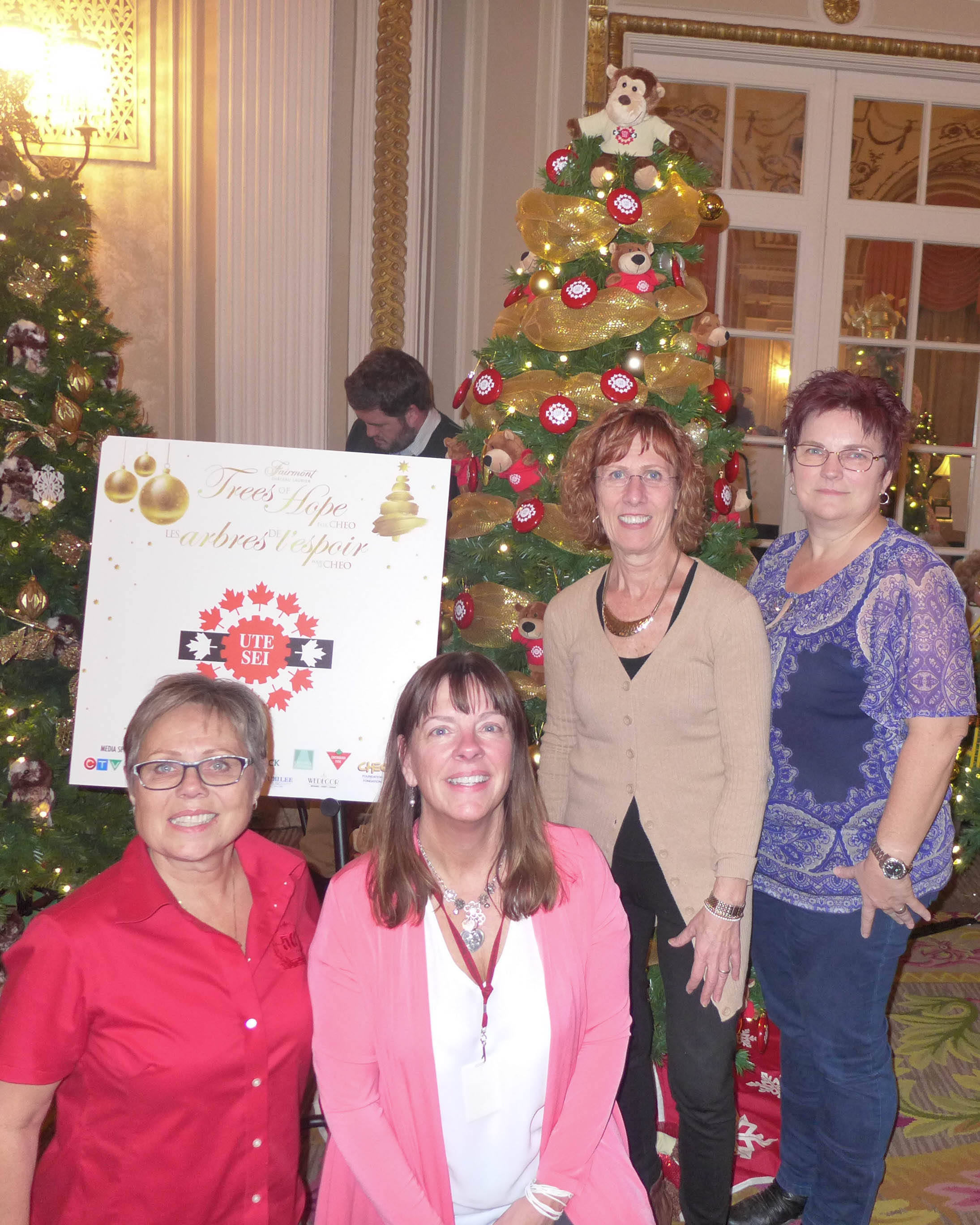 Gesine Campbell, Annette Melanson, Pierrette Labrie, Sylvie Bastien