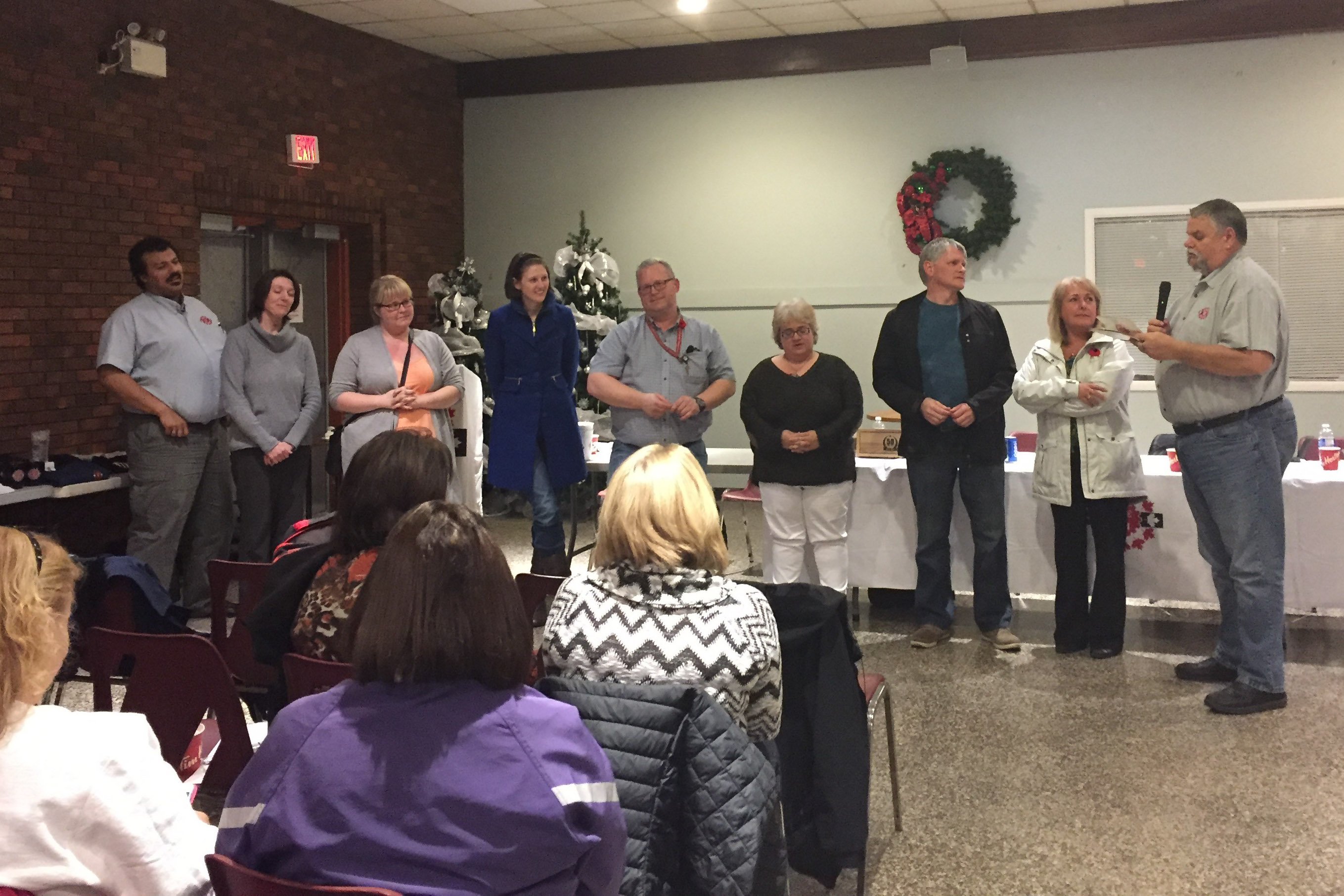 Prestation de serment des nouveaux membres élus de l’exécutif, section locale 90000