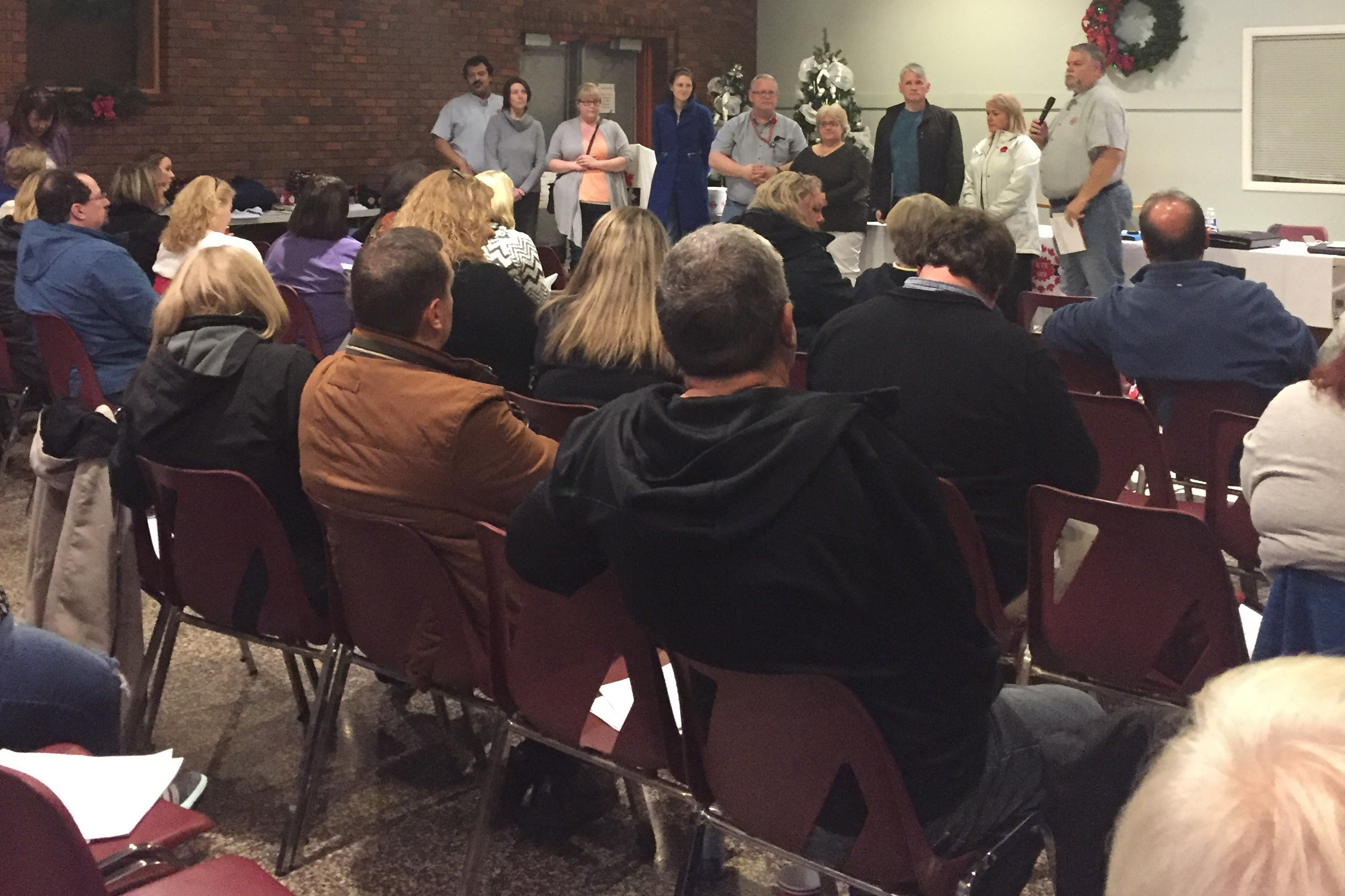 Les membres à l'AGA