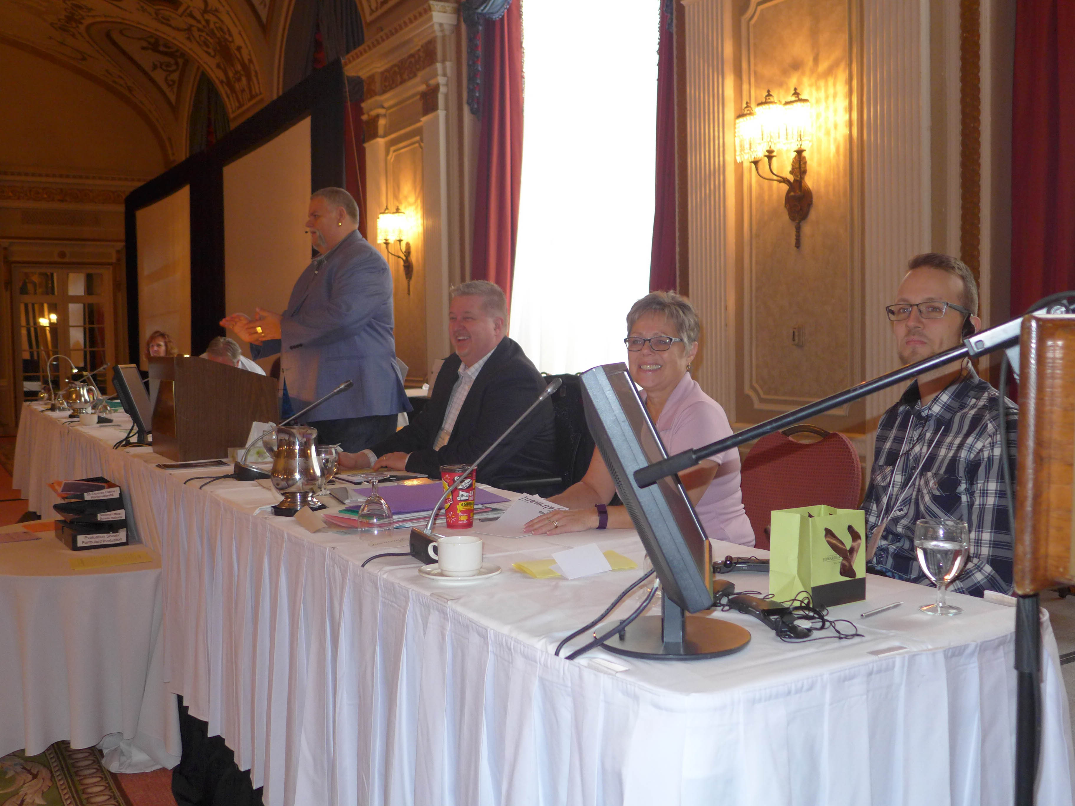 Robert Campbell, Marc Brière, Gesine Campbell, Jérôme Martel